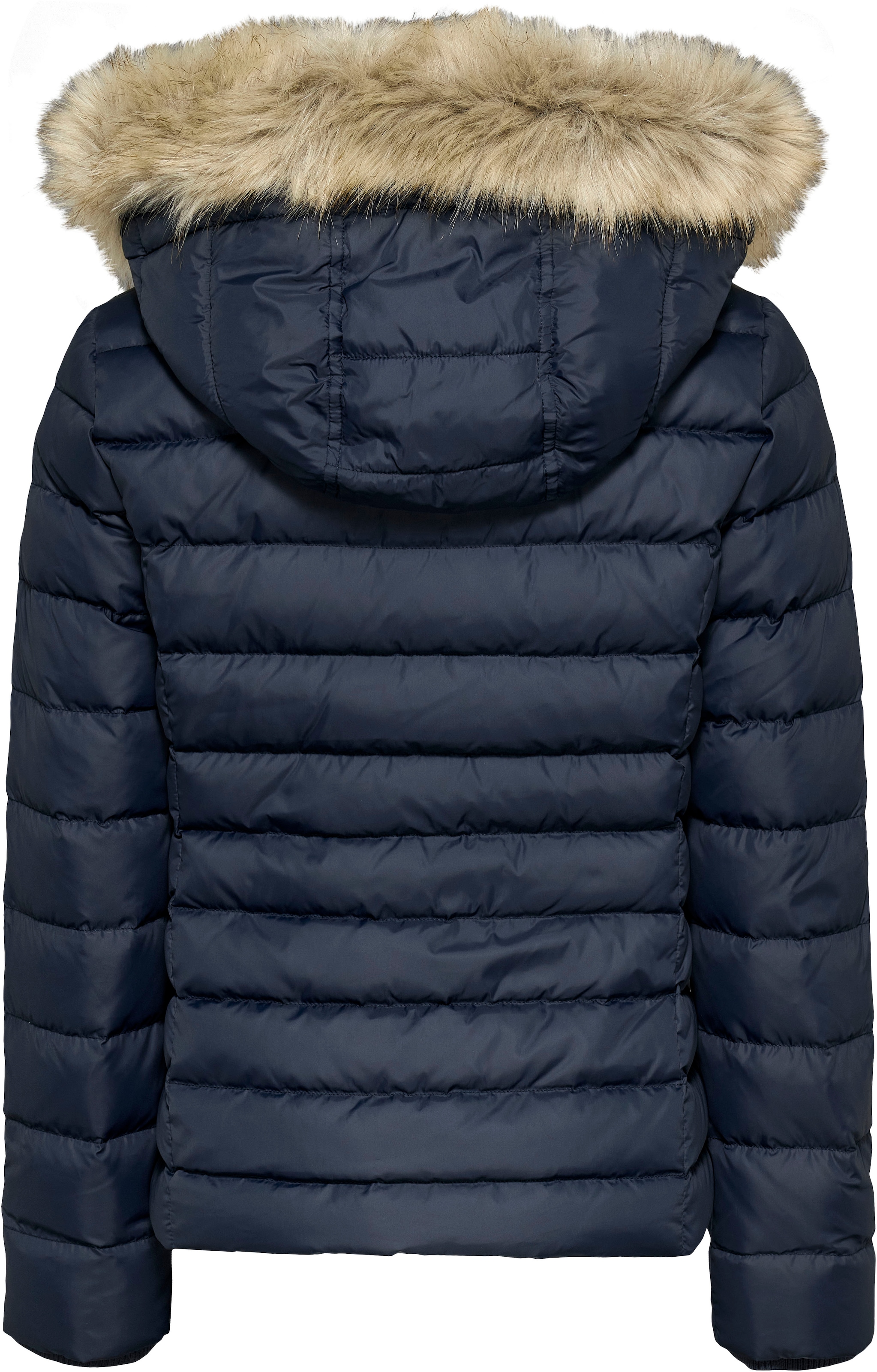 Tommy Jeans Steppjacke »TJW BASIC HOODED DOWN JACKET EXT«, mit Kapuze, mit Logostickerei