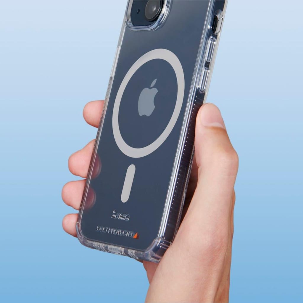 Hama Smartphone-Hülle »Handyhülle „Extreme Protect“ für iPhone 15 (für MagSafe, stoßfest)«, Apple iPhone 15