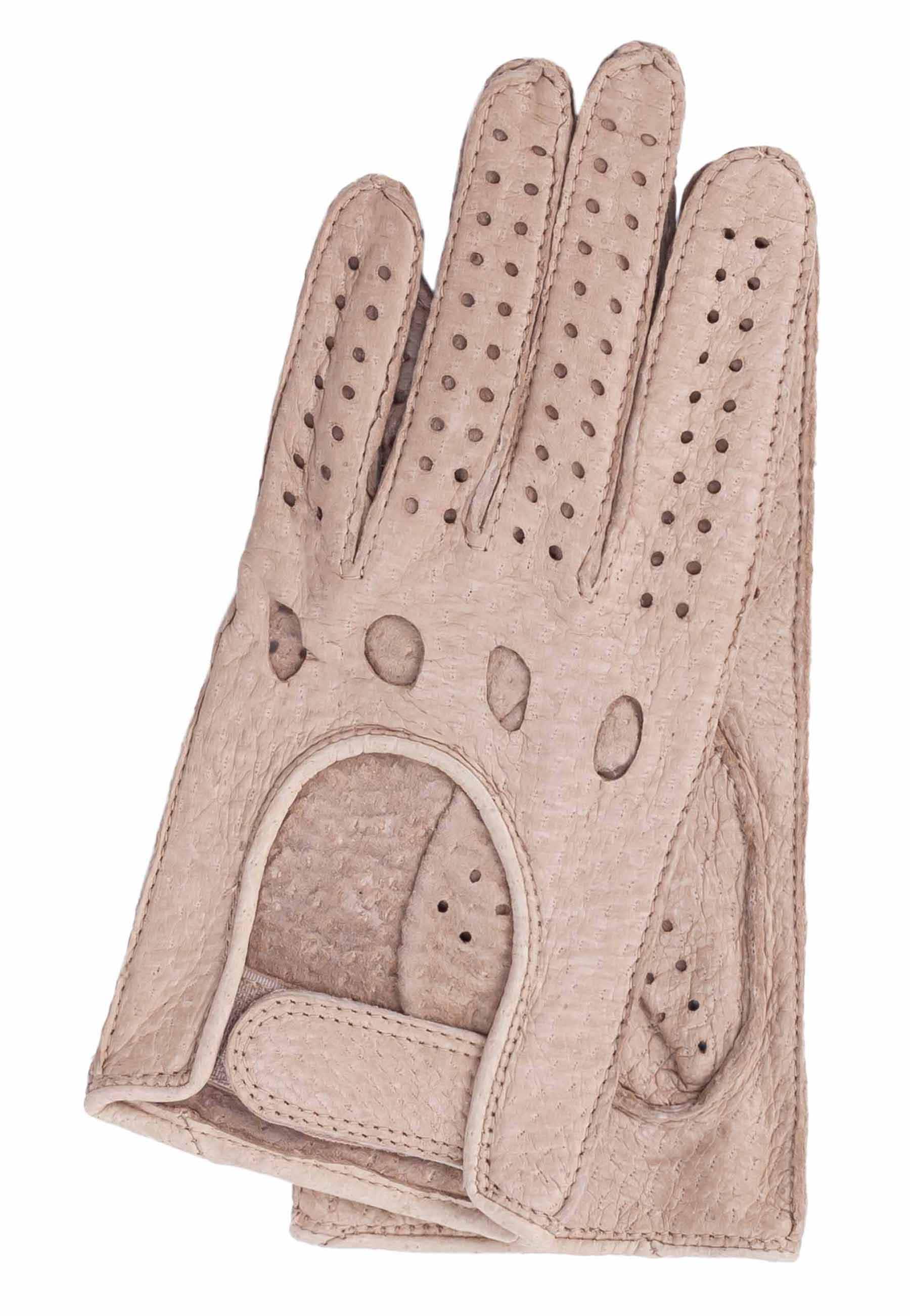 »Womens BAUR Gloves«, Autohandschuh-Design | Peccary Black Lederhandschuhe Driving GRETCHEN klassischem in Friday