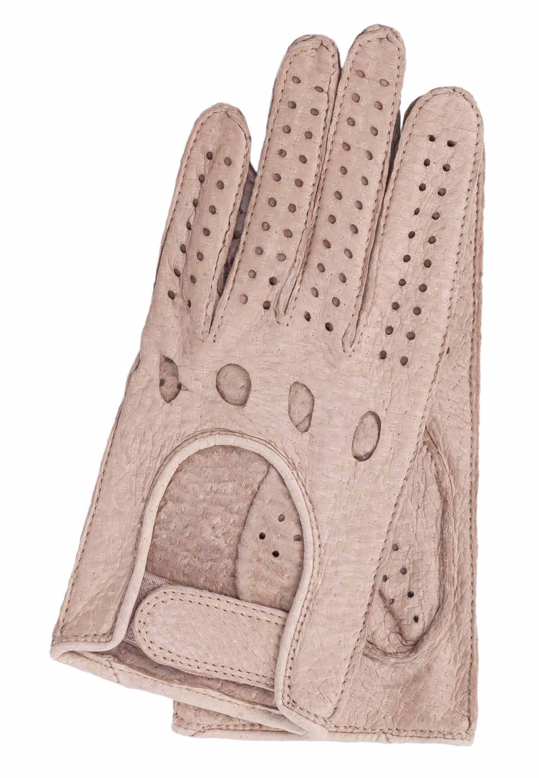 GRETCHEN Lederhandschuhe "Womens Peccary Driving Gloves", in klassischem Autohandschuh-Design