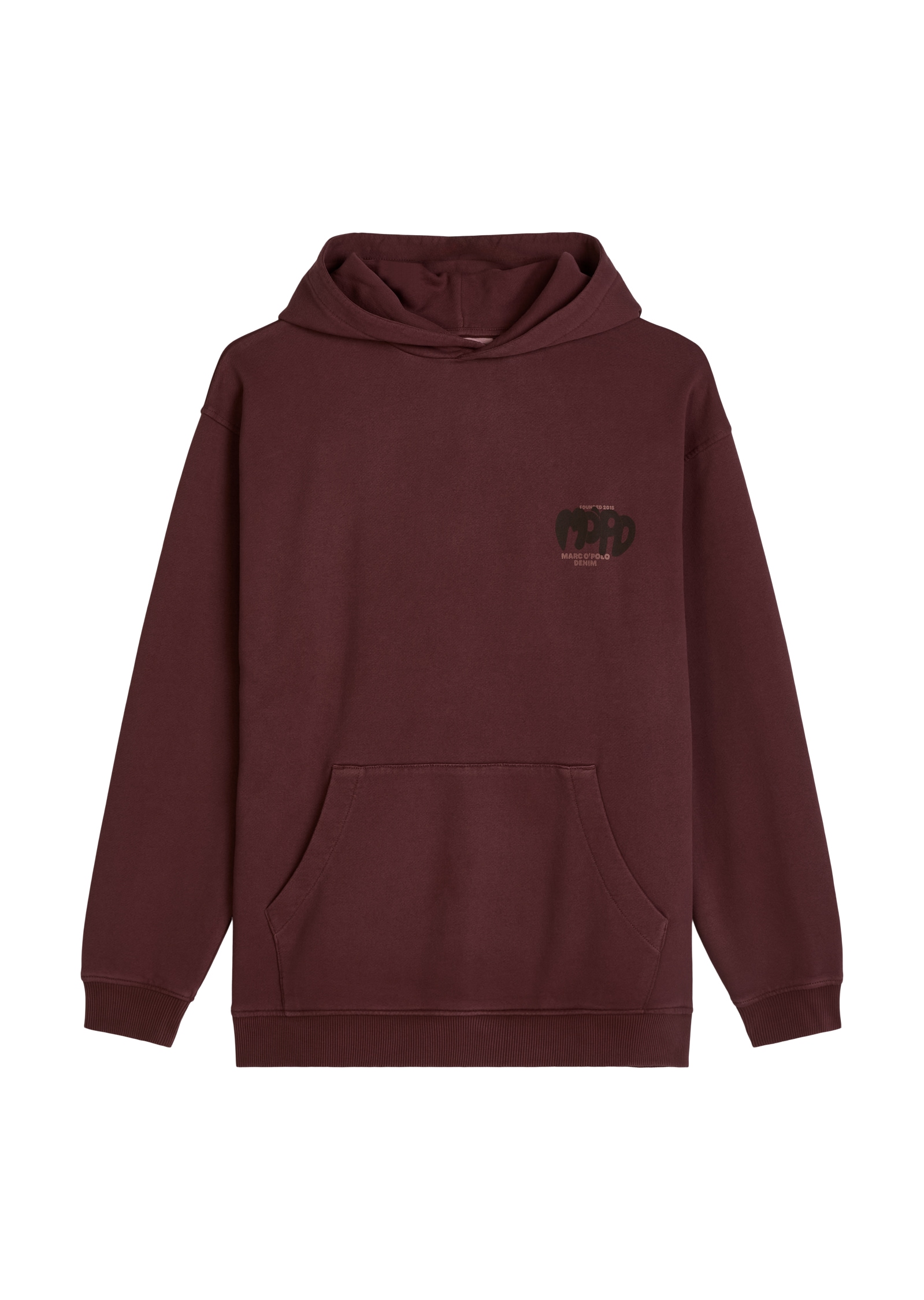 Marc O'Polo DENIM Hoodie , relaxed aus recycelter Baumwolle
