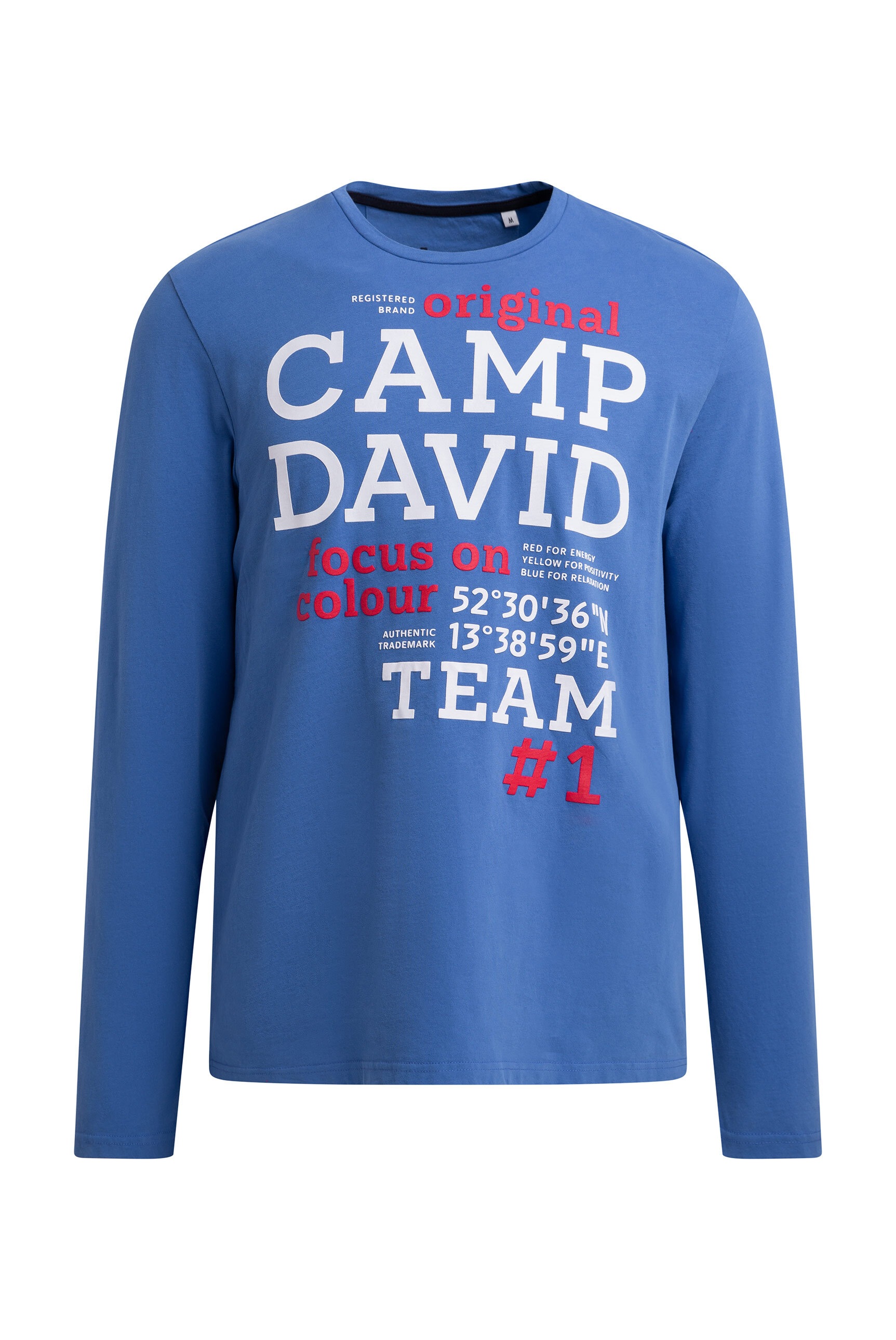 CAMP DAVID Rundhalsshirt aus Baumwolle