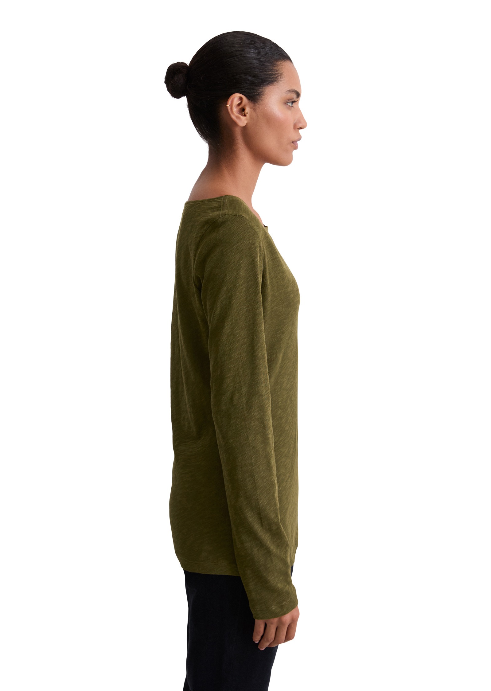 Marc OPolo Langarmshirt "aus Organic Cotton-Qualität" günstig online kaufen