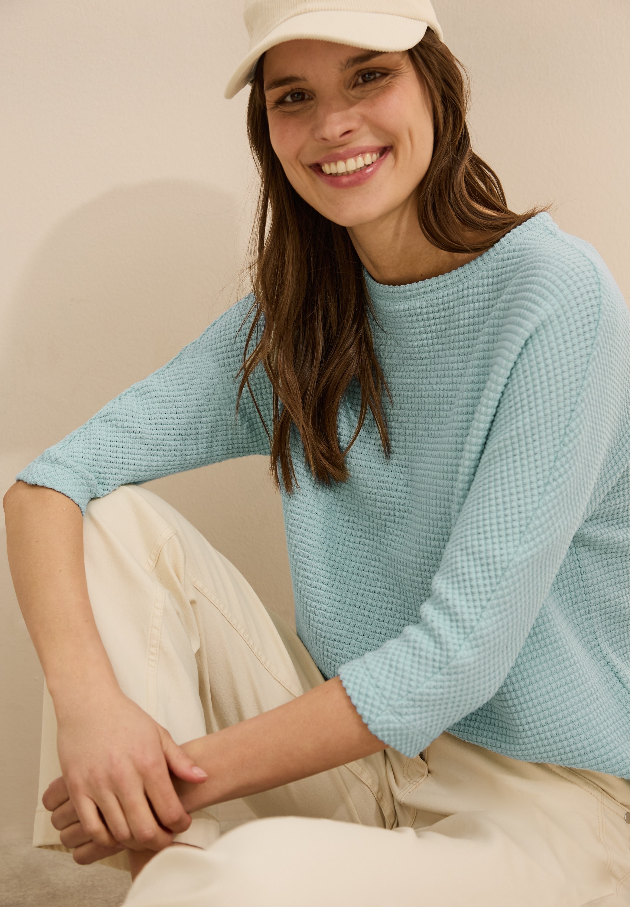 Cecil Sweater, mit Ajour Struktur