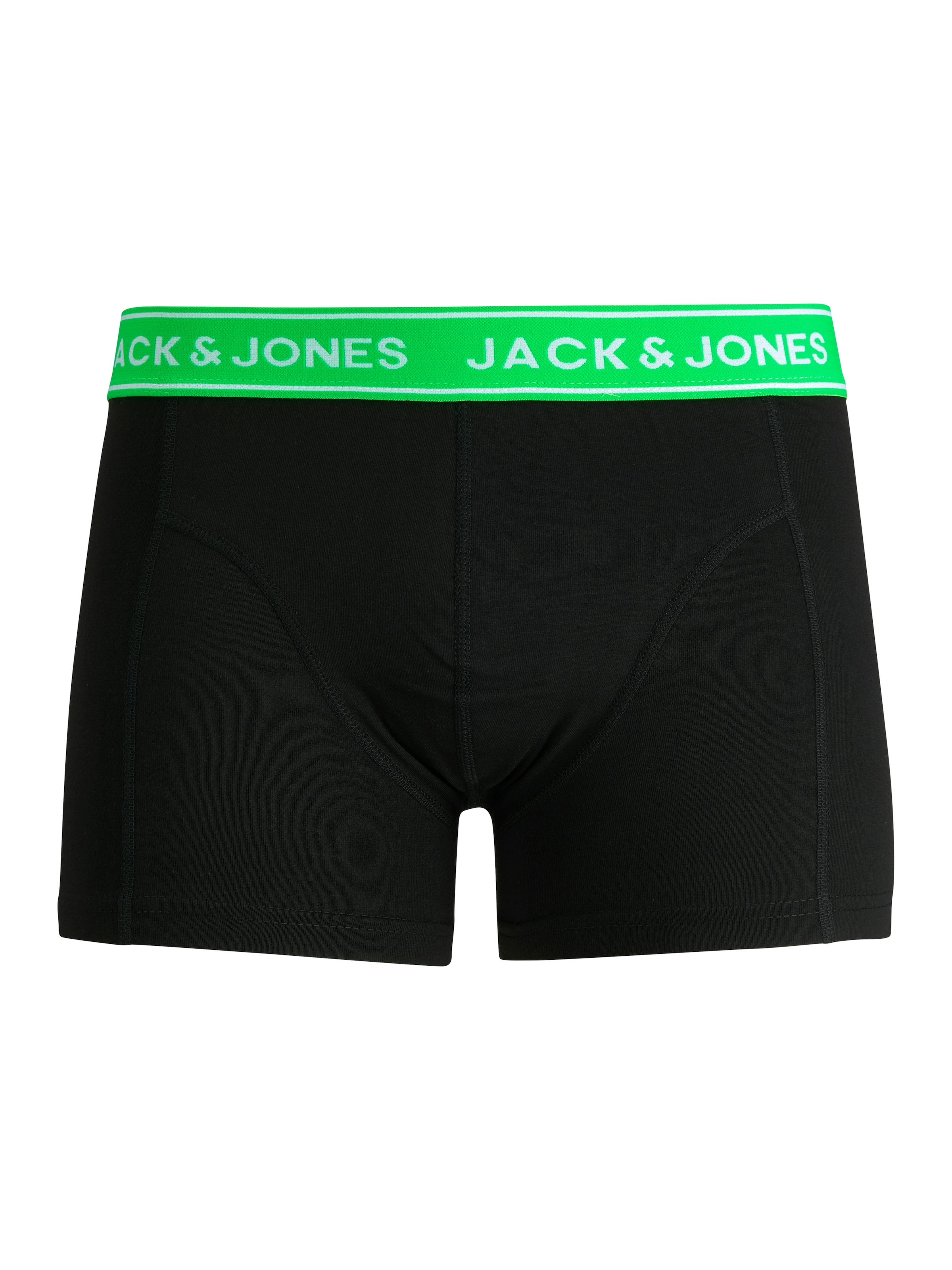 Jack & Jones Trunk »JACCRISP im 6er Pack mit Logobund und Stretchkomfort« Packung, 6 Stk. unifarben mit Farbeinsatz, modisch, eng anliegend, Baumwollmischung
