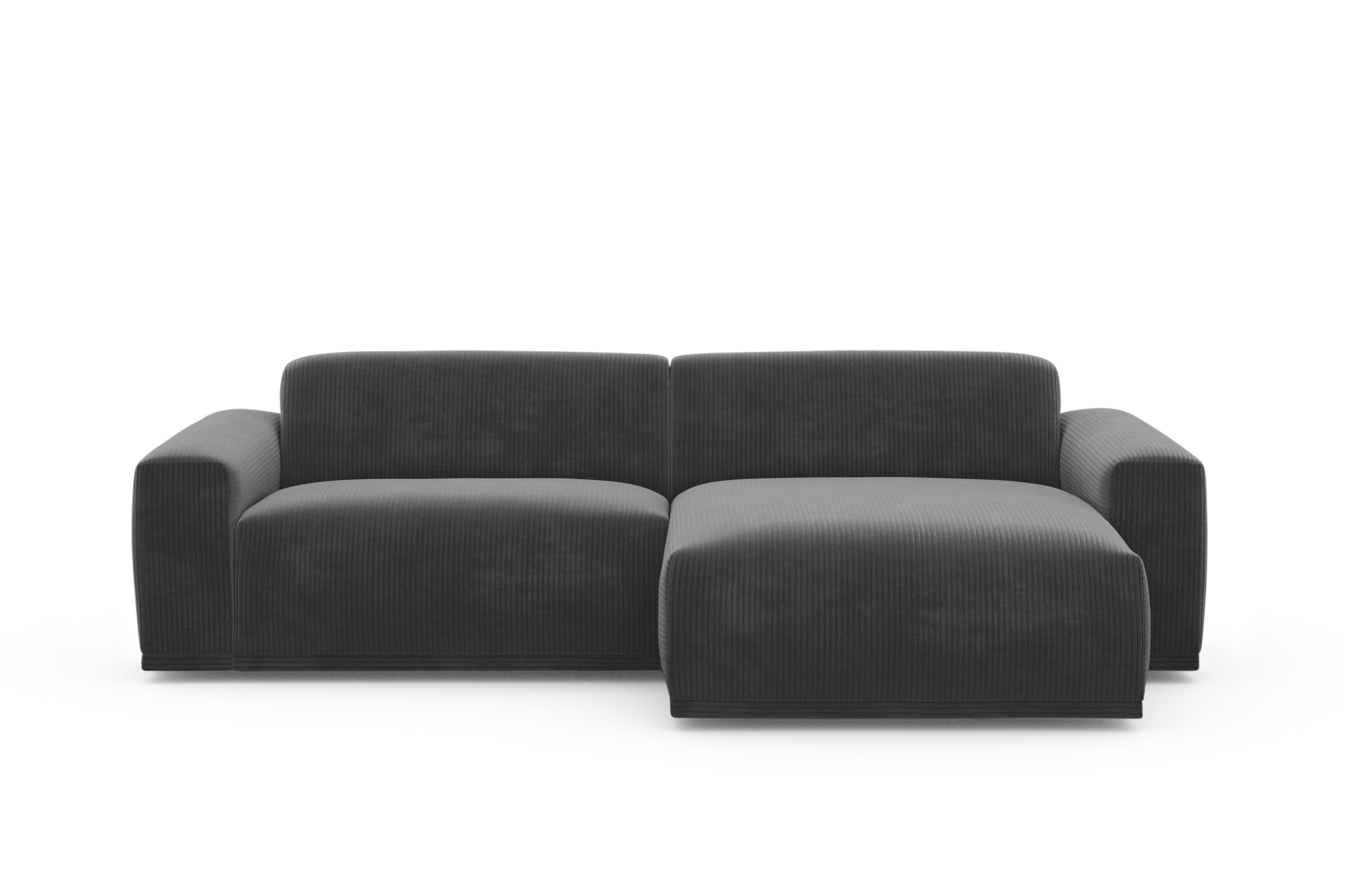 TRENDMANUFAKTUR Ecksofa Braga, mit hochwertigem Kaltschaum, L-Form, in Cord günstig online kaufen