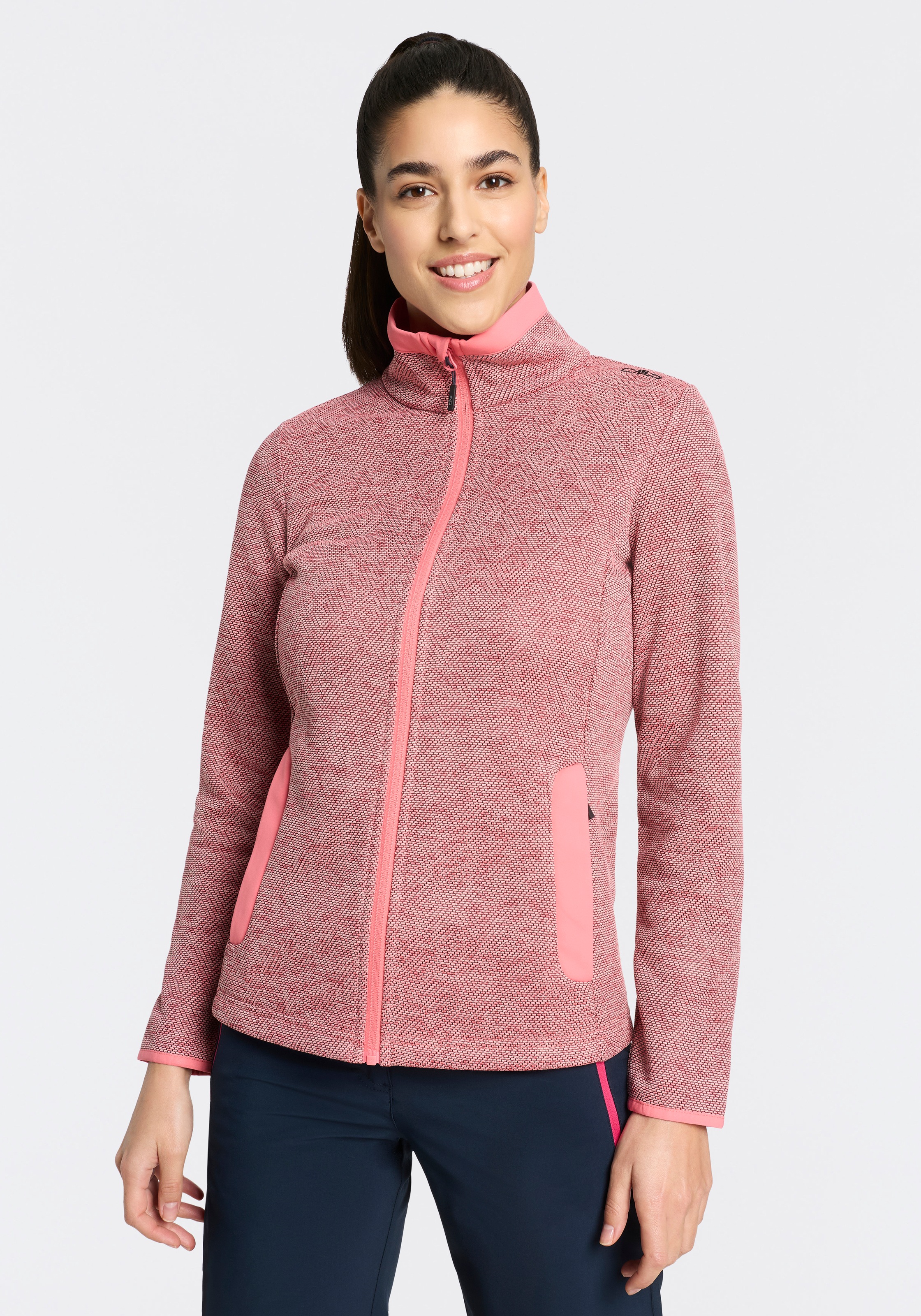 CMP Strickfleecejacke sportlicher Stil, Übergangsjacke für Erwachsene günstig online kaufen