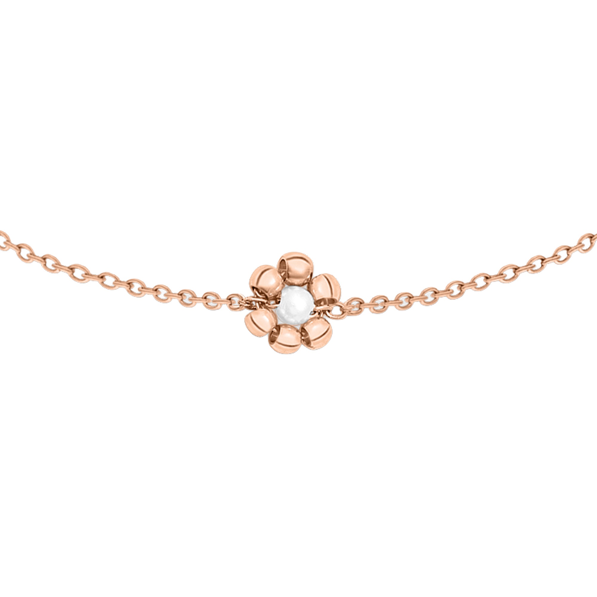 s.Oliver Fußkette »Flower, Blumen-Design« mit Kunststoffperle