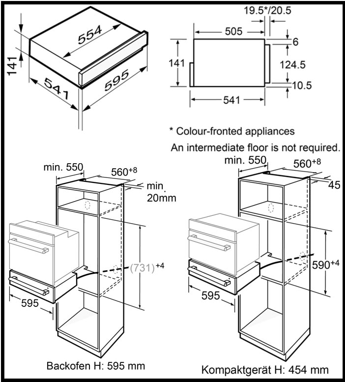 Amica Einbau-Wärmeschublade »WS 241 600 E«