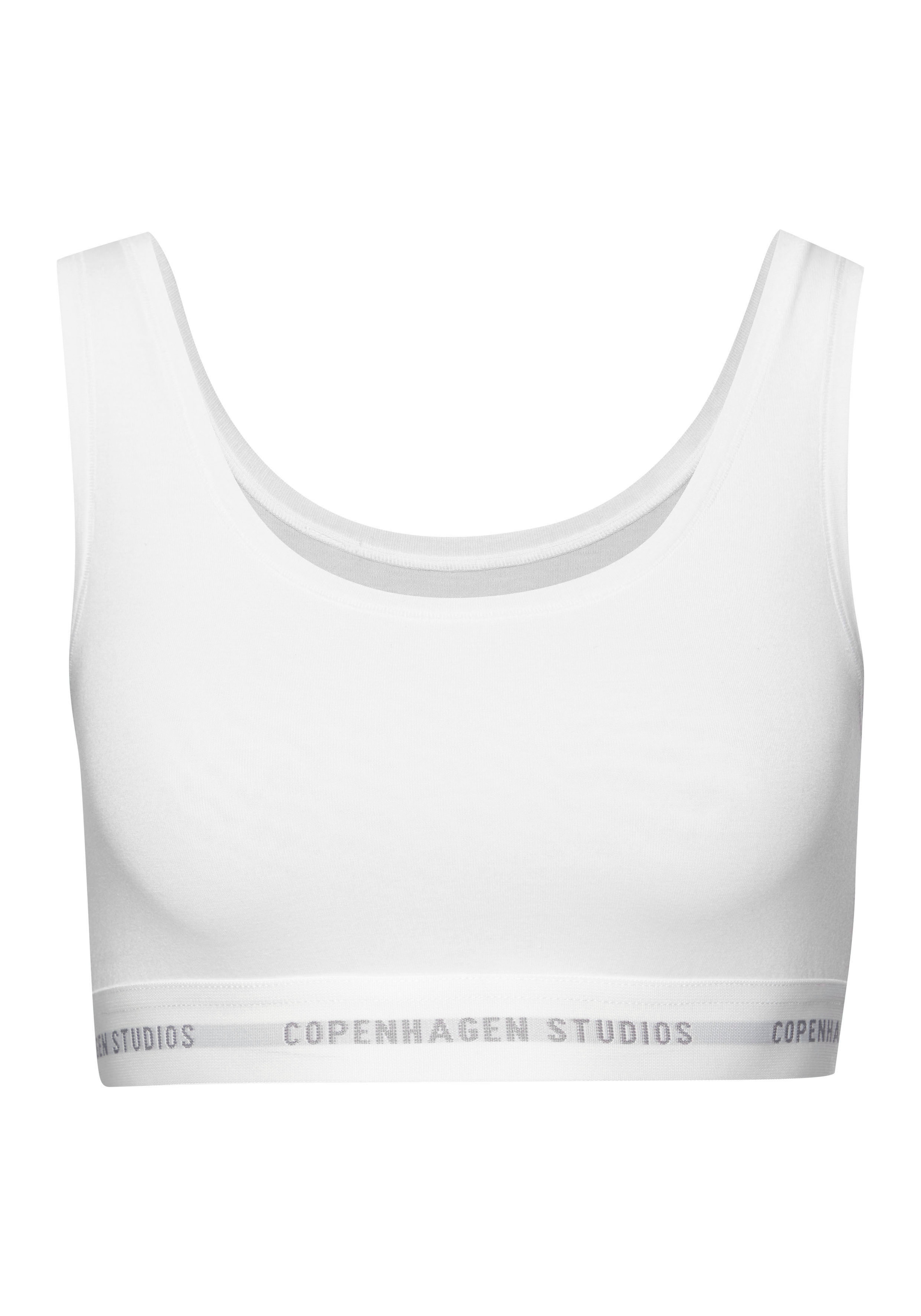 Copenhagen Studios Bustier, mit weichem Logobund und aus elastischer Baumwoll-Modal-Qualität