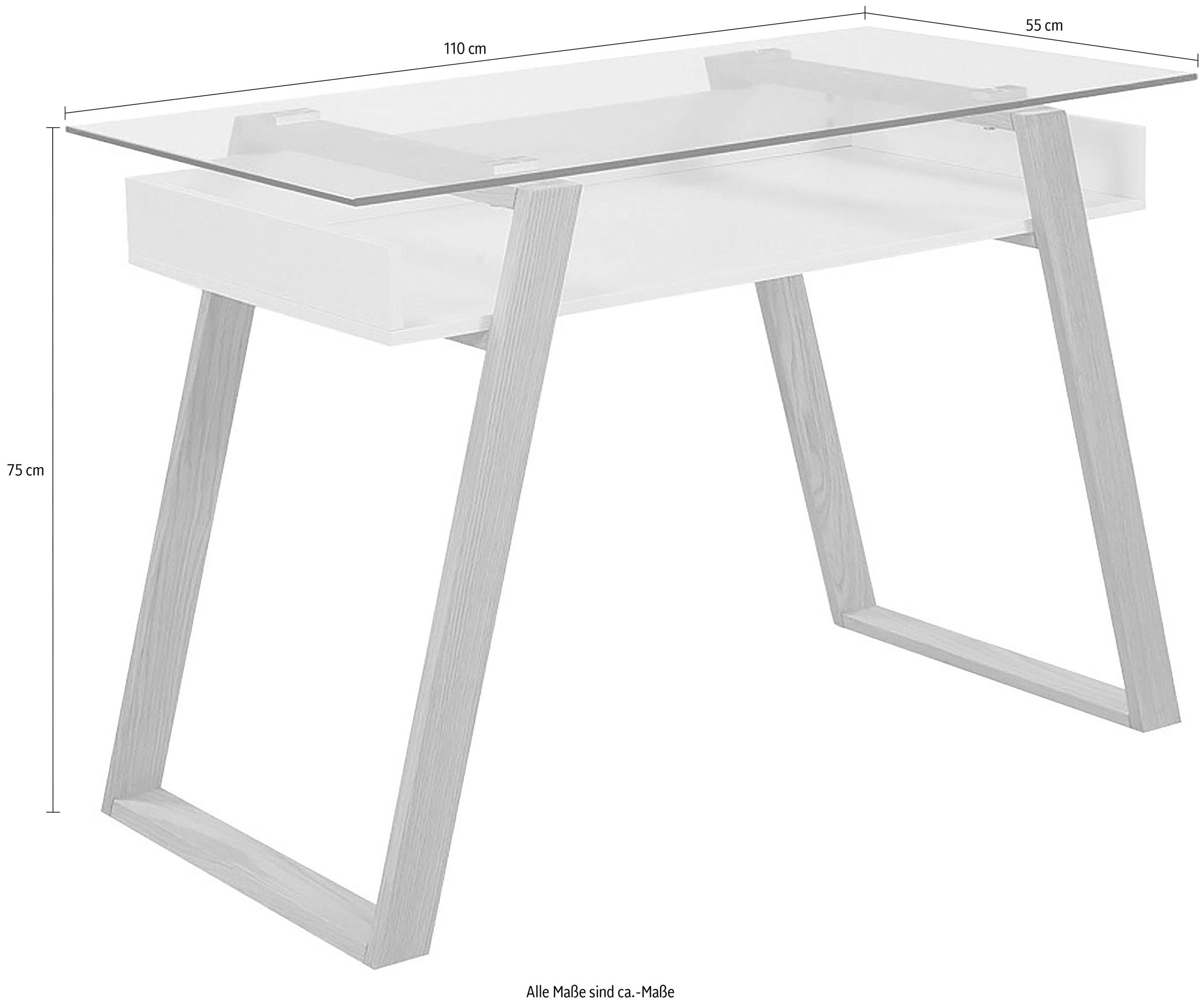 SalesFever Schreibtisch "Falun - Arbeitsplatz Deluxe: Der Schreibtisch" Ele günstig online kaufen