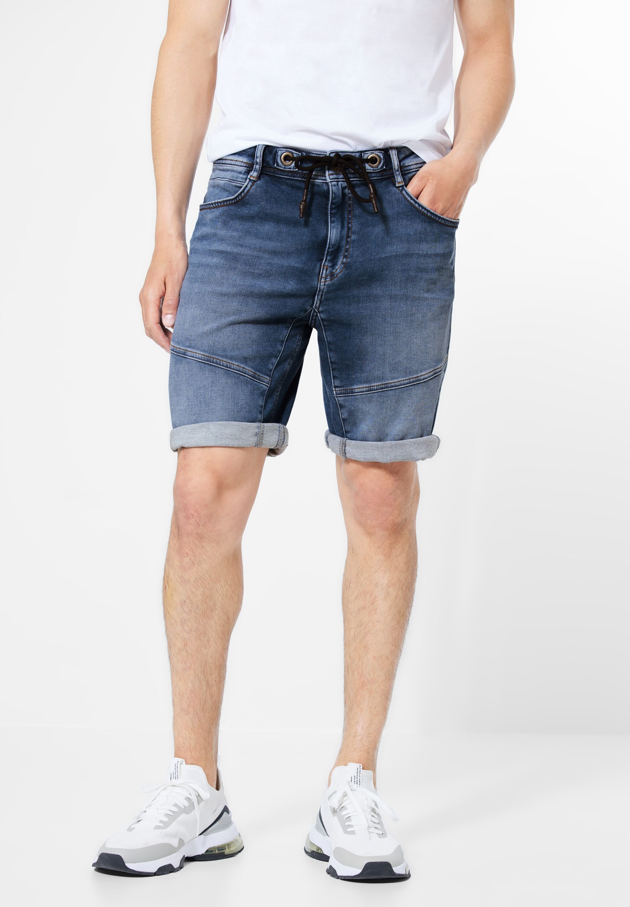 STREET ONE MEN Jeansshorts, 4-Pocket Style günstig online kaufen