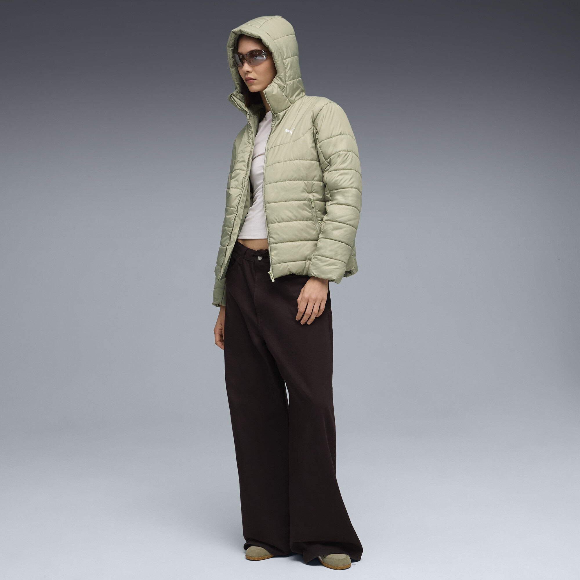 PUMA Winterjacke »Essentials Wattierte Kapuzenjacke Damen«