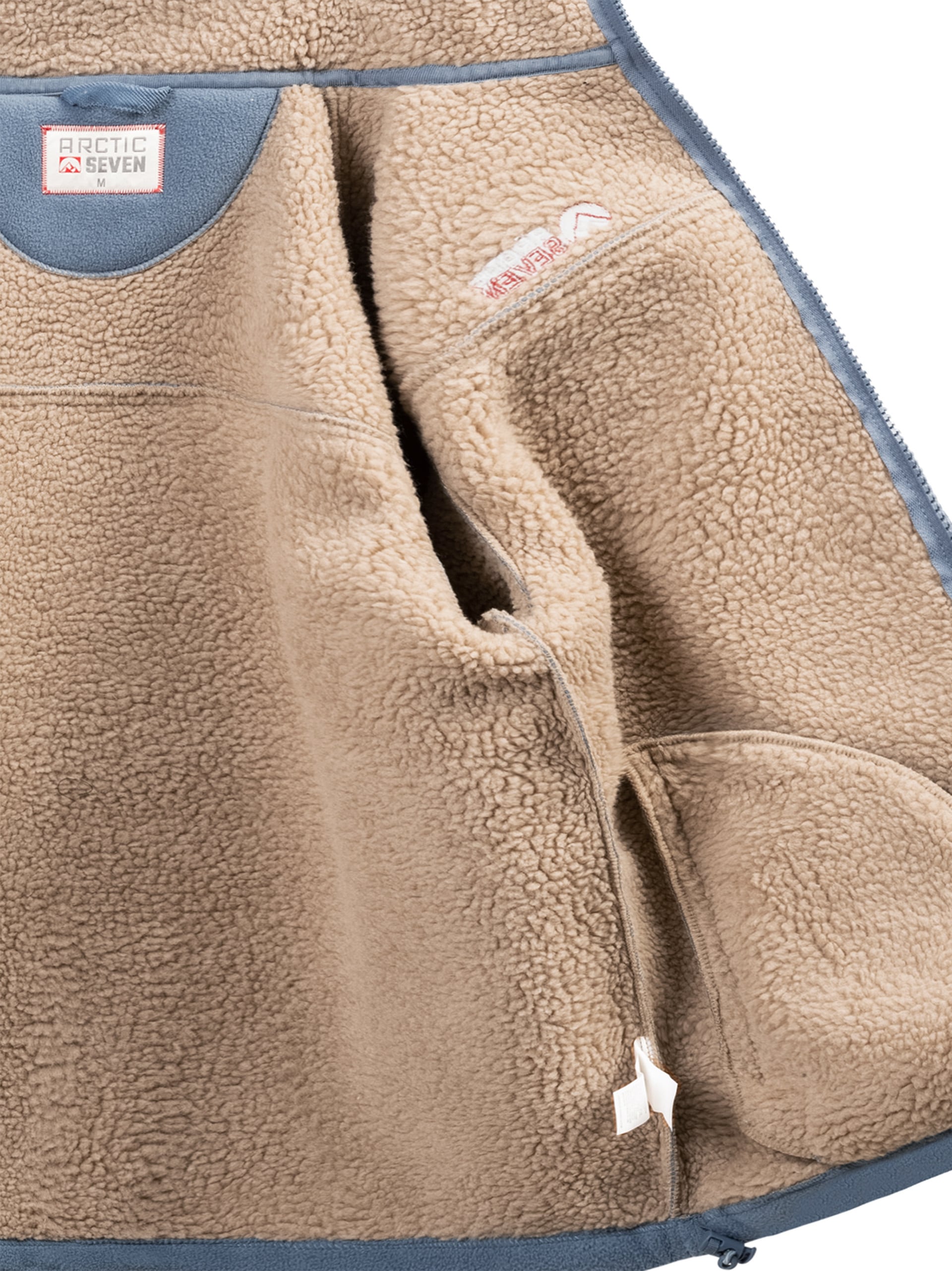 Arctic Seven Fleecejacke »ASZeroo«, mit hoch schließendem Stehkragen