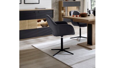 MCA furniture 4-Fußstuhl »Tonala«, (Set), 2 St., Velourstoff grob, mit Nivellierung  180° drehbar kaufen | BAUR