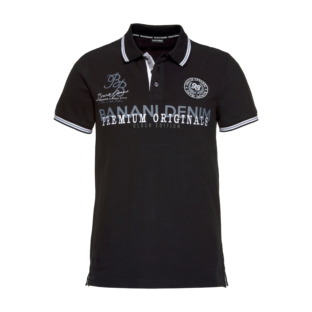 Bruno Banani Poloshirt, mit Markenbadge