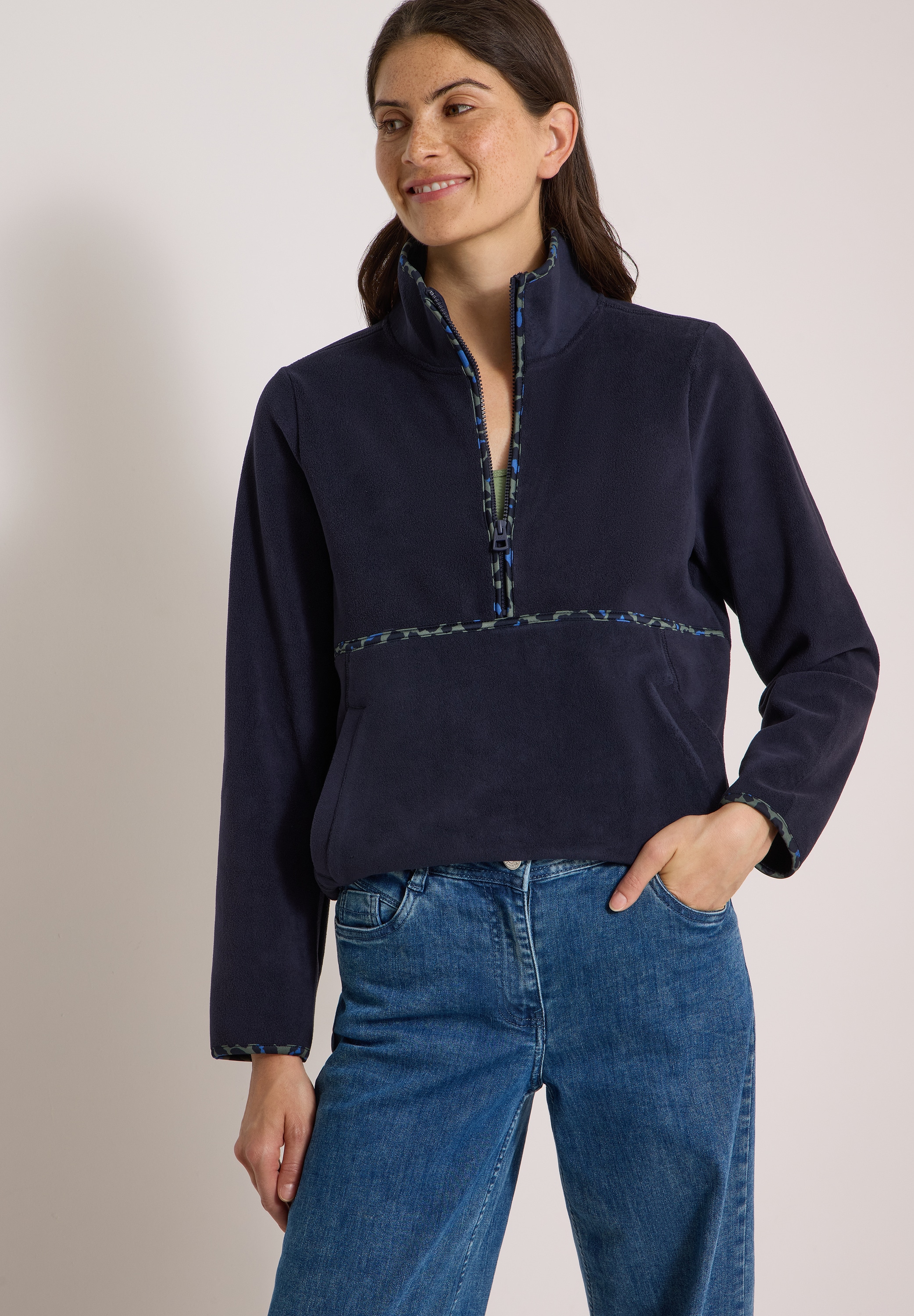 Cecil Sweatshirt , mit Stehkragen
