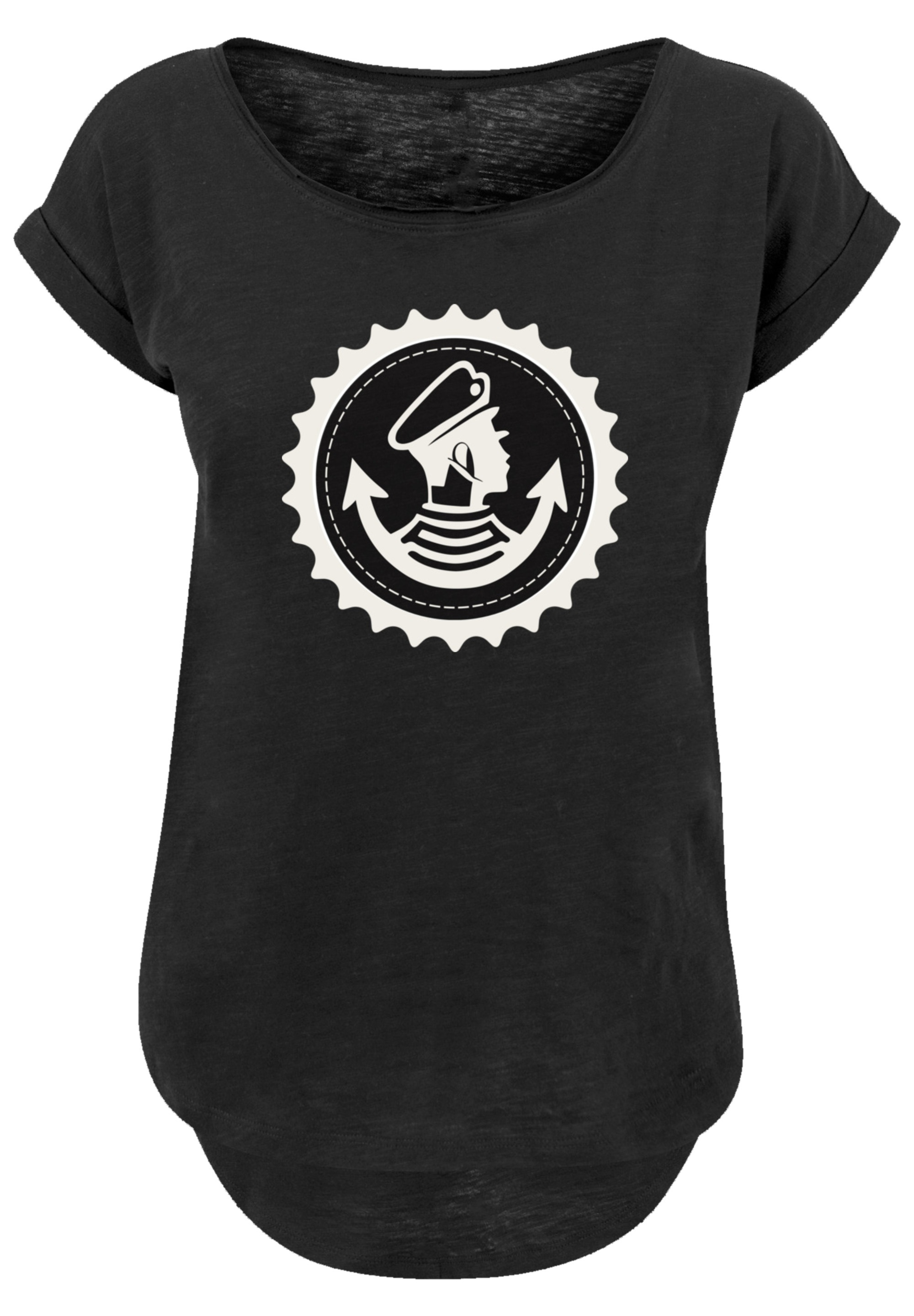 F4NT4STIC T-Shirt »Knut und Jan Hamburg with Ladies Long Slub Tee«, Print