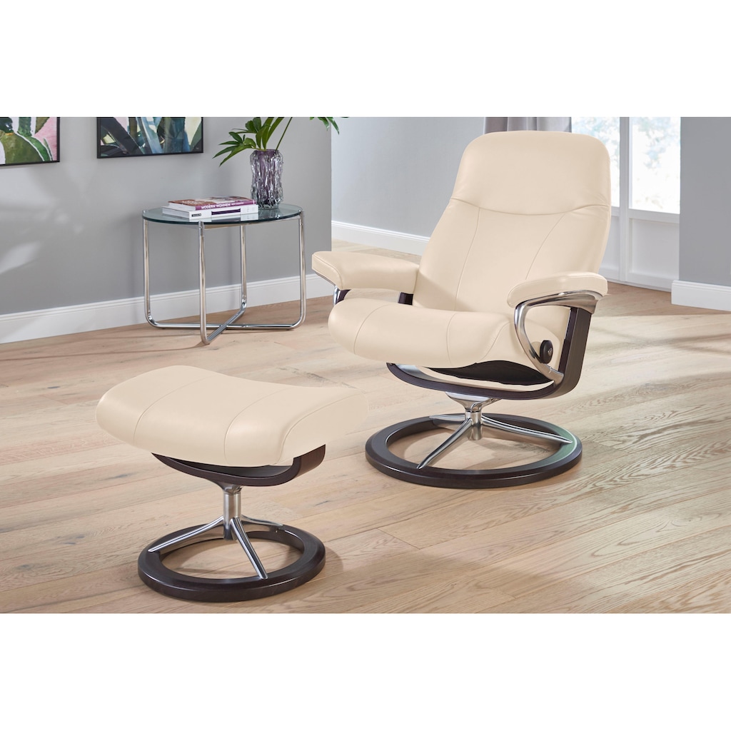 Stressless® Relaxsessel »Garda«, (Set, Relaxsessel mit Hocker)