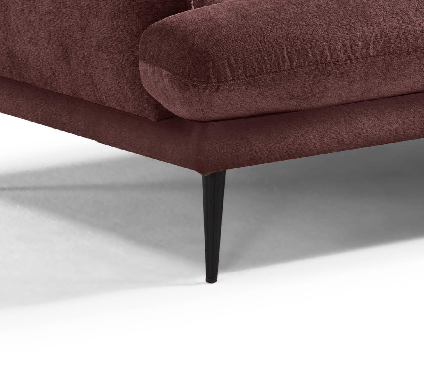 Egoitaliano Ecksofa »FUNNY, hochwertiges und aktuelles Design, bequeme Rückenlehne«, hochwertiger Sitzkomfort, L-Form