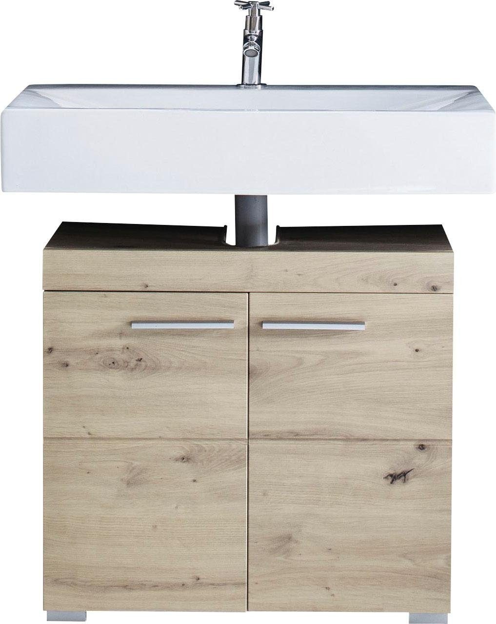welltime Badmöbel-Set »Avena«, (Set, 2 St.), Badezimmermöbel - Waschbeckenunterschrank und Spiegelschrank