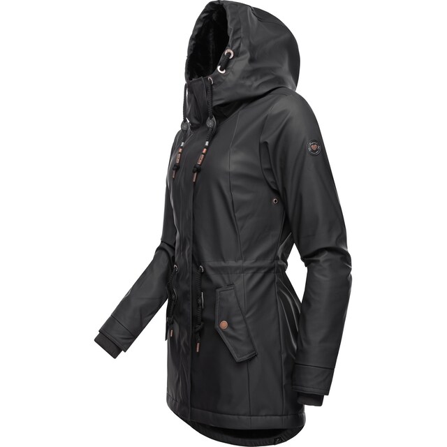 Ragwear Regenmantel »Monadis Rainy Intl.«, modischer Regenparka mit kuschligem  Innenfutter kaufen | BAUR