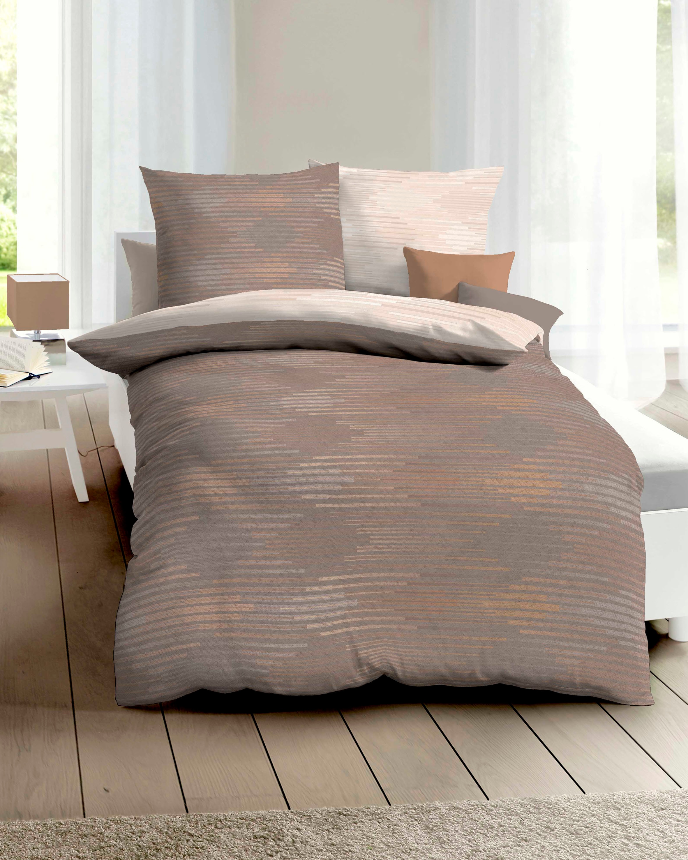 Kaeppel Wendebettwäsche "Ikat" 2 Stk. tlg. angenehm wärmend günstig online kaufen
