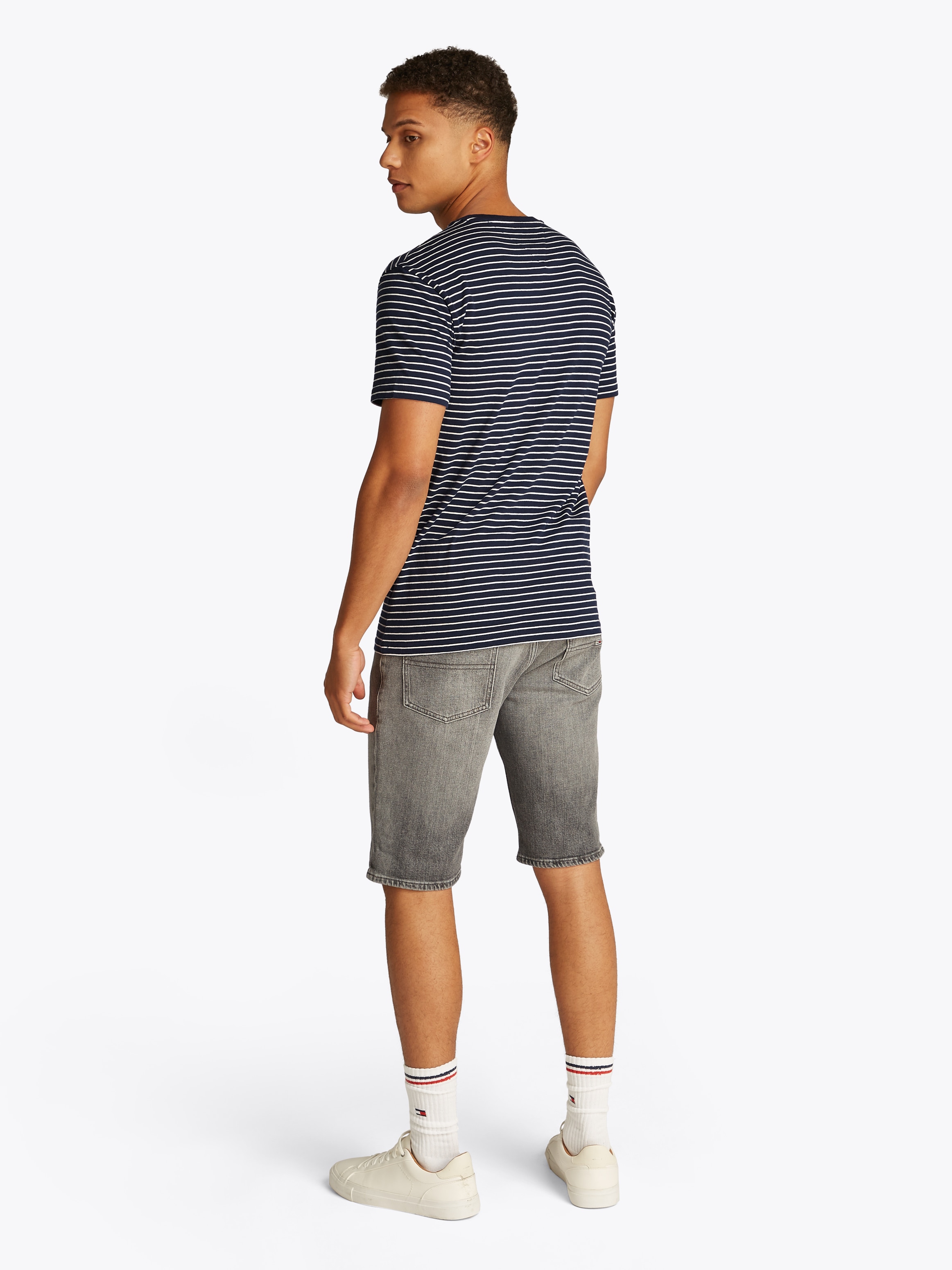Tommy Jeans Rundhalsshirt »TJM SLIM STRIPE TEE«