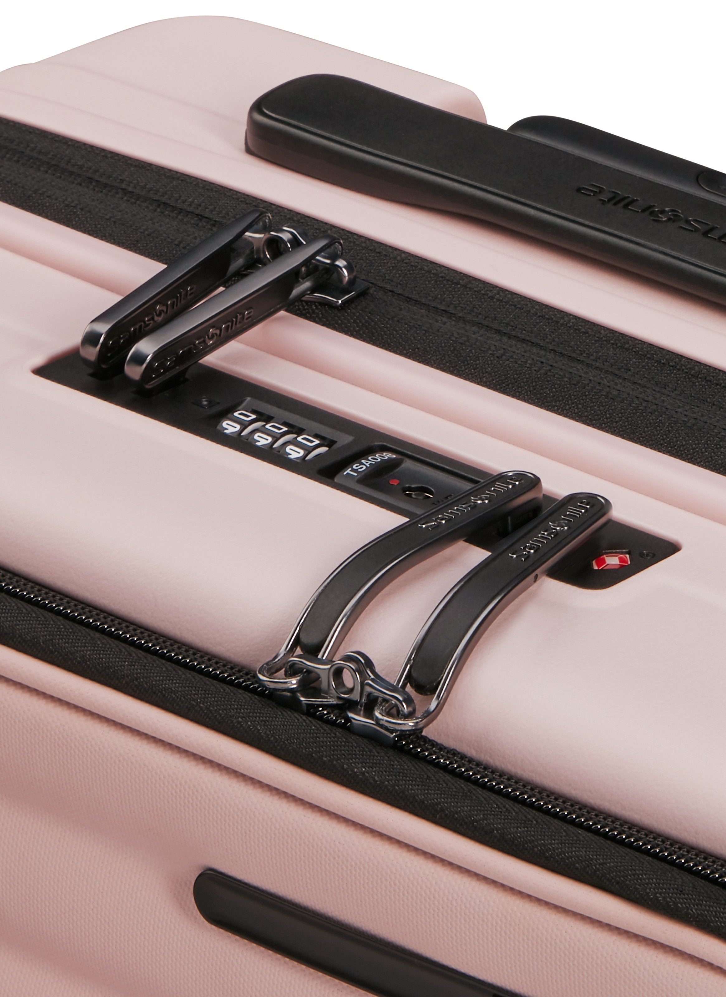 Samsonite Hartschalen-Trolley »RESTACKD, verschiedene Größen und Farben«, (mit Packtaschen), 4 Rollen, Reisekoffer mit TSA Schloss Volumenerweiterung Packtaschen