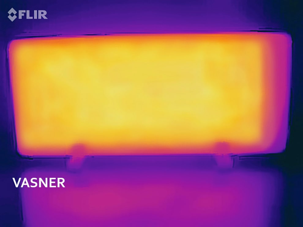 Vasner Infrarotheizung »Konvi schwarz«, Hybridheizung mit Konvektion & Thermostat, 600 Watt