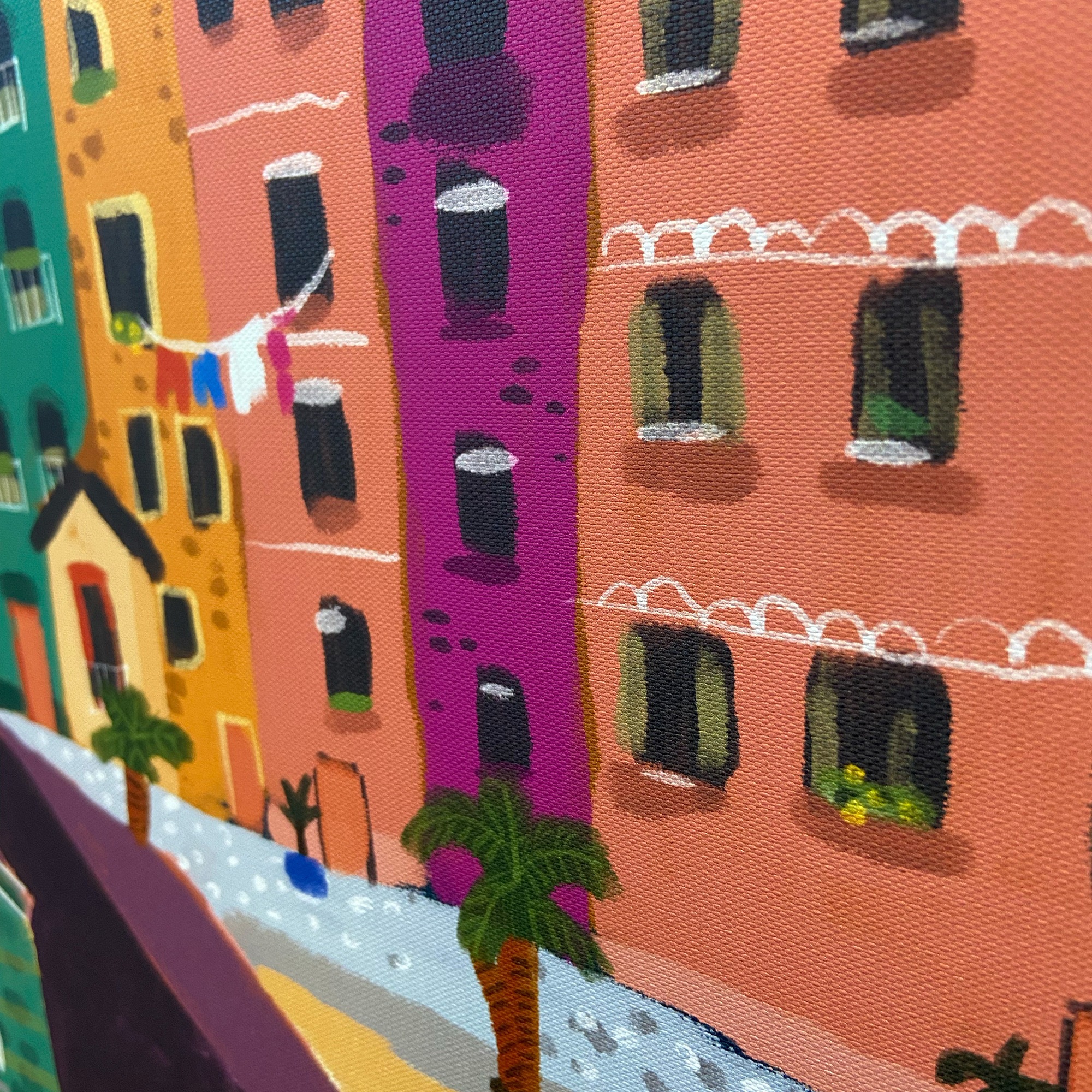 Art for the home Leinwandbild »Alle Farben«, Landschaft, (1 St.)