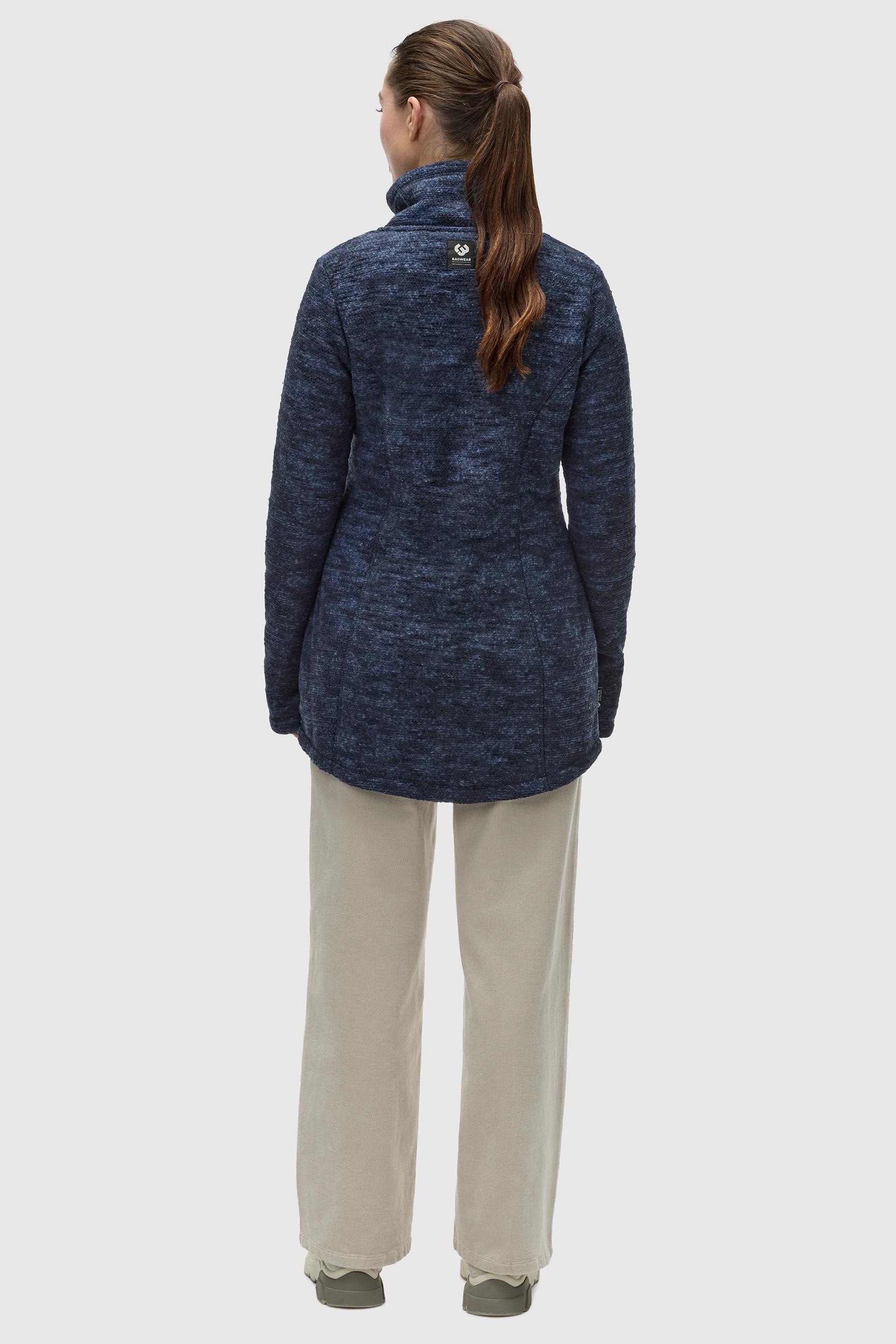 Ragwear Strickjacke »Miram Melange«, Kuschelige Übergangsjacke in Strick-Optik
