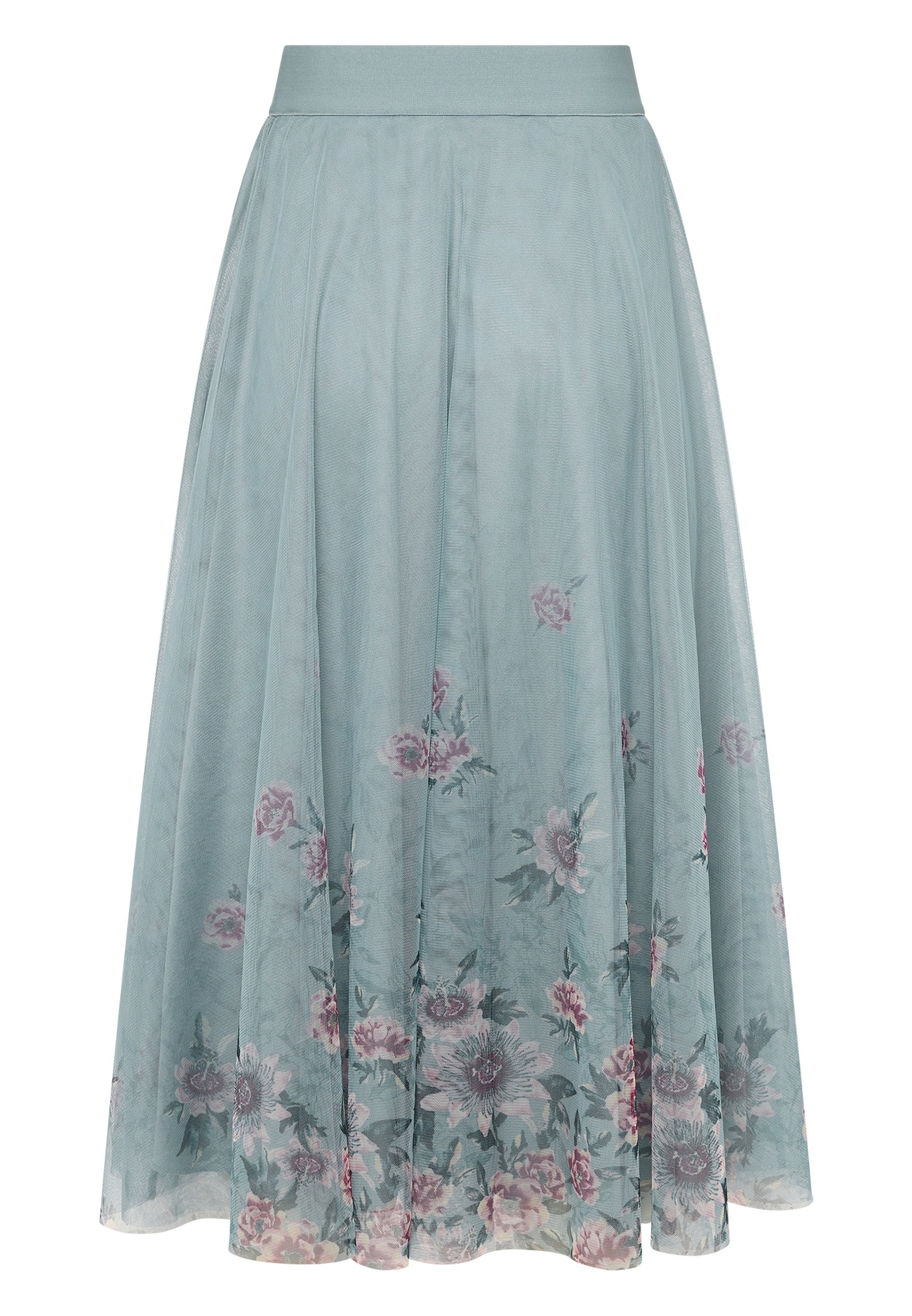 Thumbnail - Zero Midirock "Damen mit Blumen" Falten