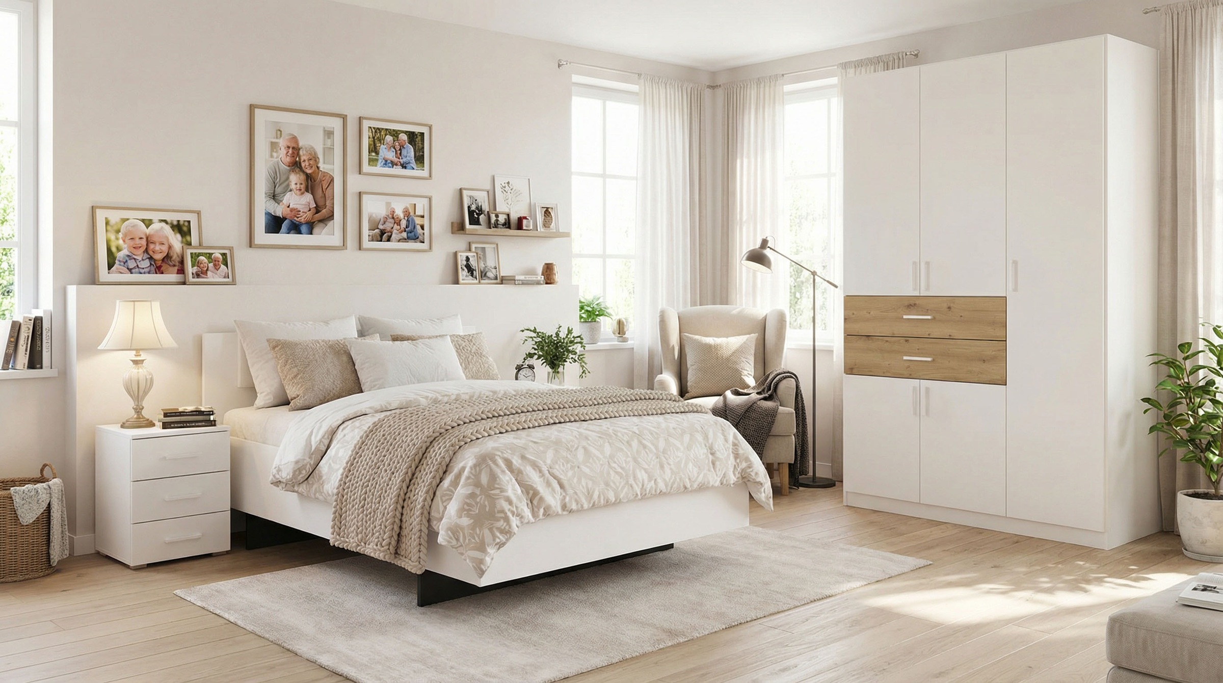 rauch Schlafzimmer-Set "Komplettzimmer Komplettschlafzimmer Schlafzimmer-Se günstig online kaufen