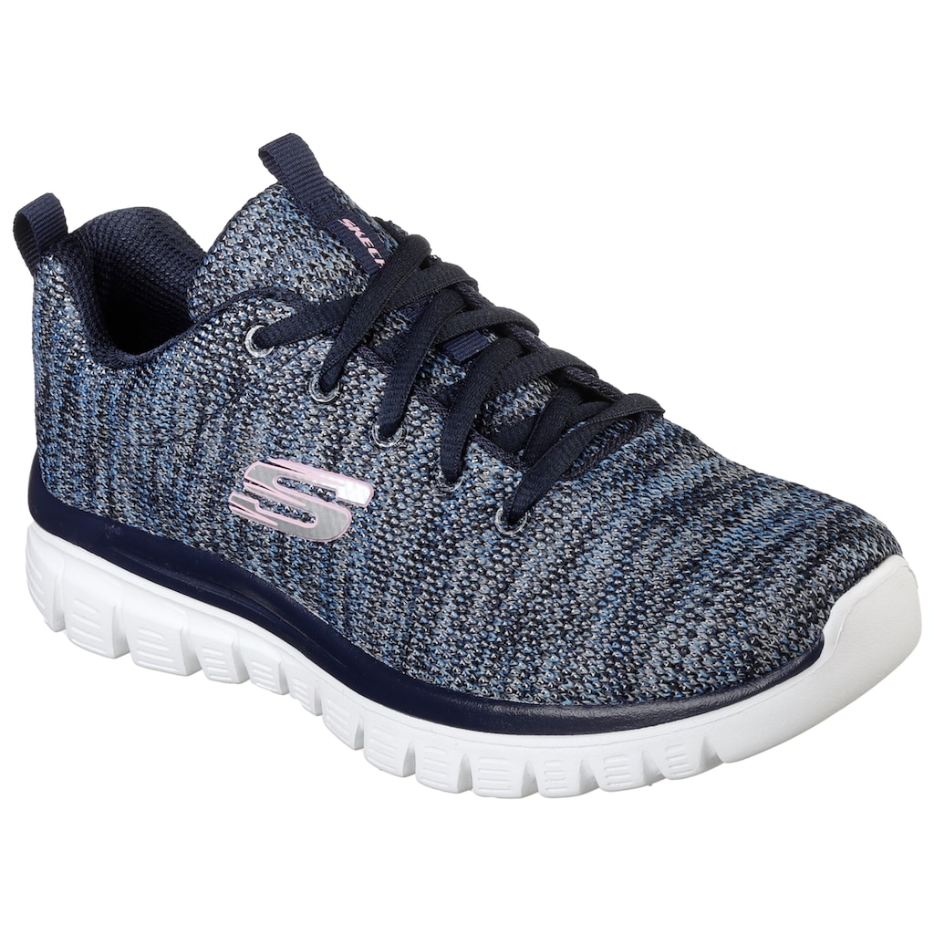 Skechers Sneaker »Graceful - Twisted Fortune«, mit Memory Foam, Freizeitschuh, Halbschuh, Schnürschuh