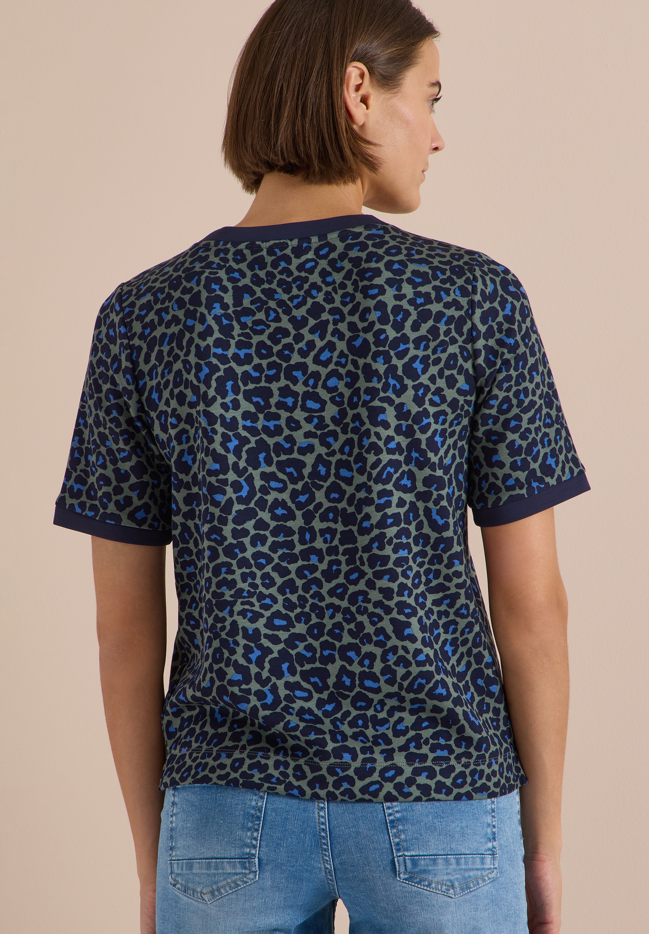 Cecil Sweater , Sommershirt / Rundhals / Animal-Print
