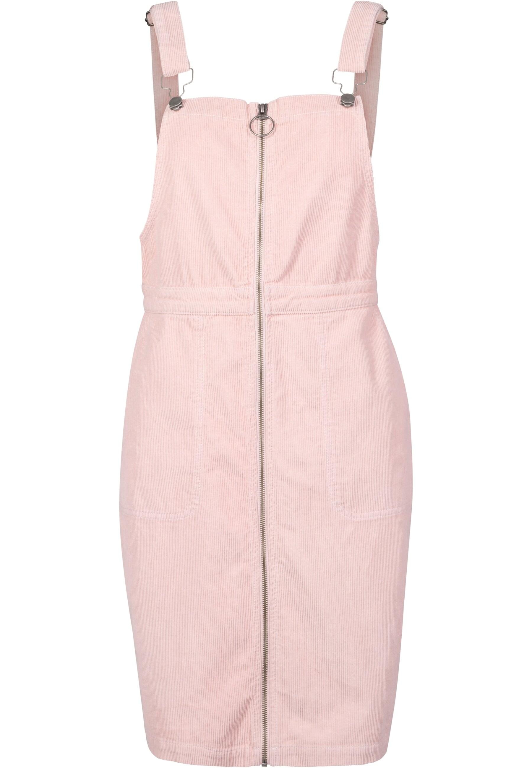 URBAN CLASSICS Shirtkleid »Urban Classics Damen Ladies Corduroy Dungaree Dress«, (1 tlg.)