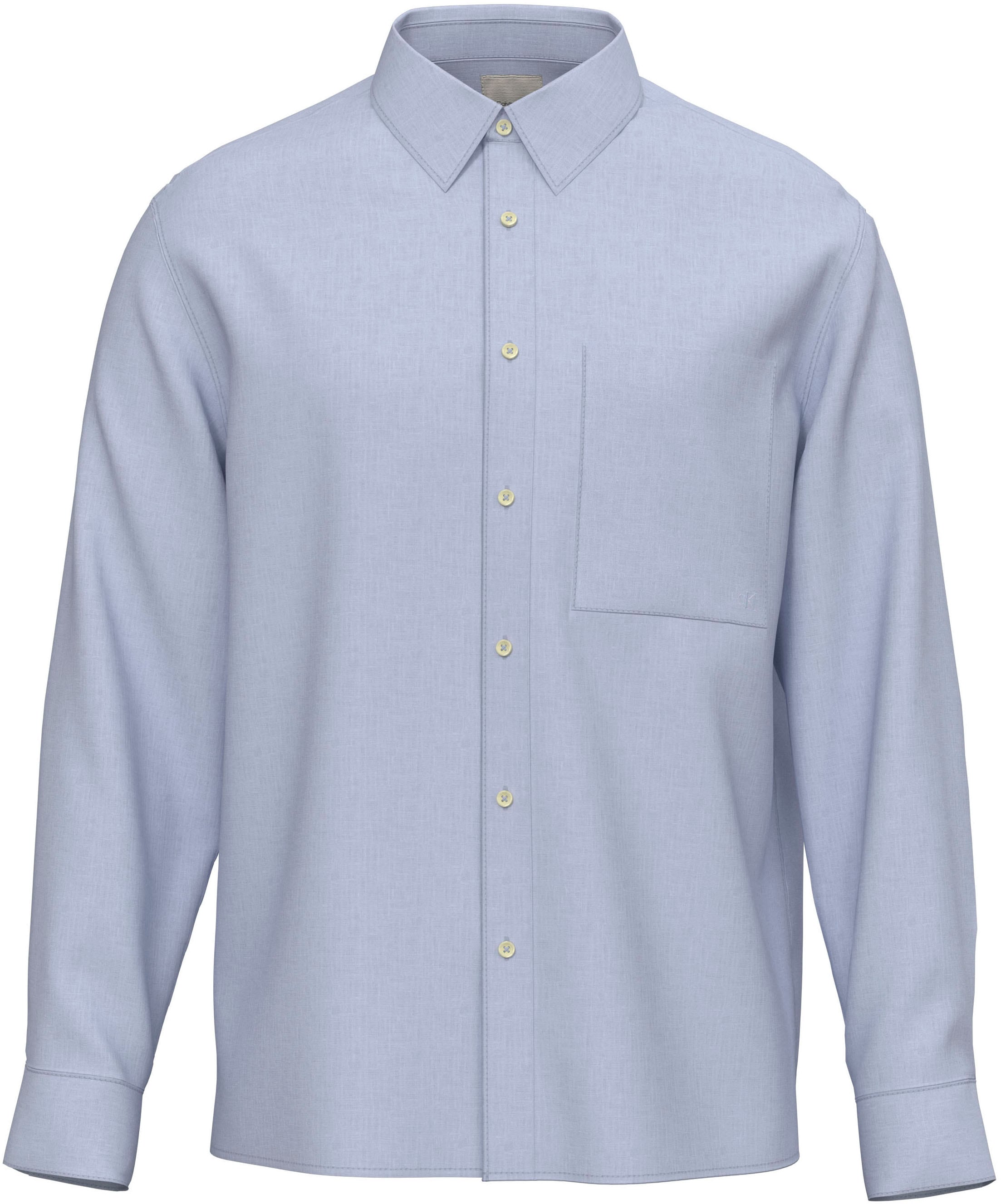 Calvin Klein Leinenhemd "SOLID LINEN CLASSIC" Kentkragen, Regular Fit, Lein günstig online kaufen