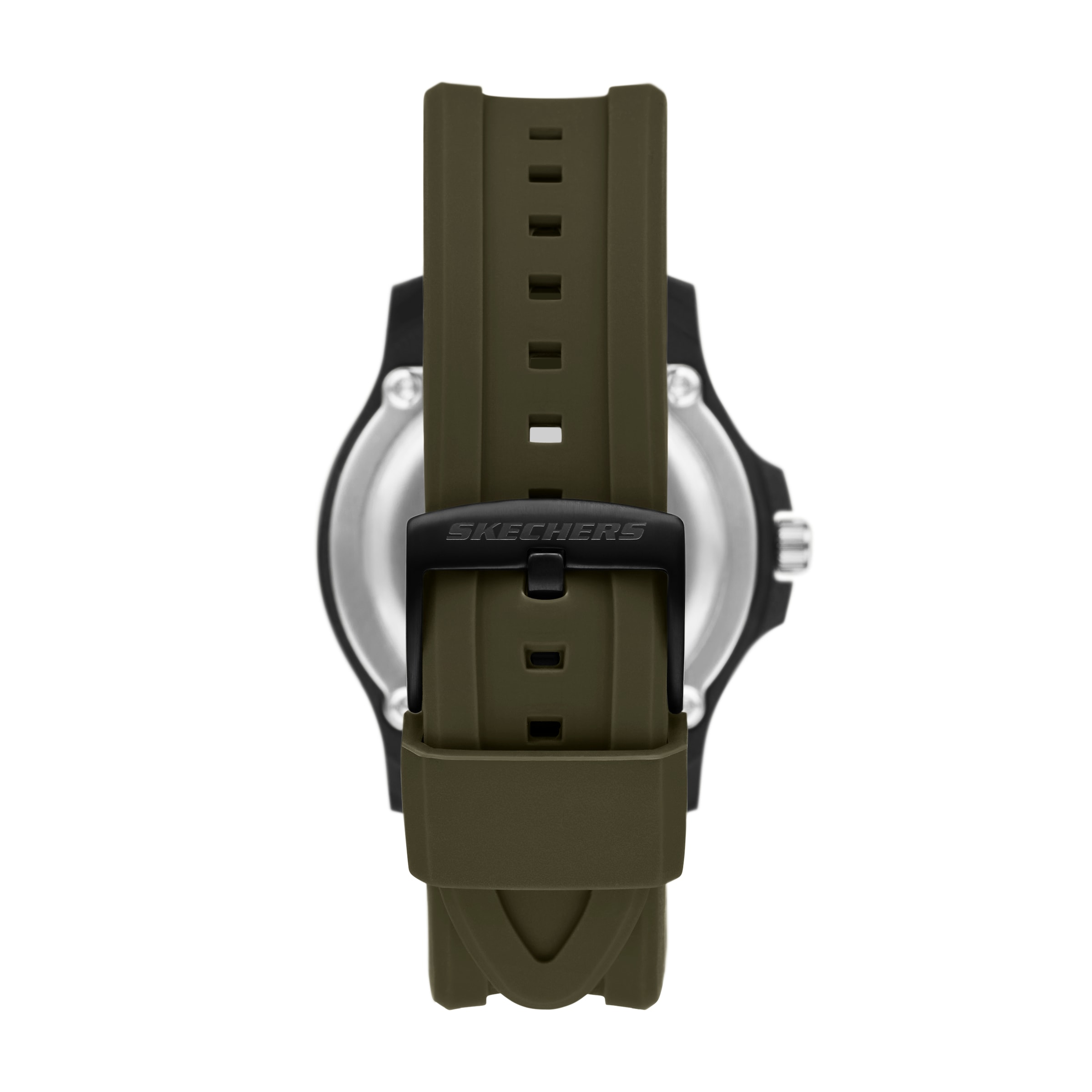 Skechers Quarzuhr »Glen Oaks« Armbanduhr, Herrenuhr, Silikonarmband, analog, Tag