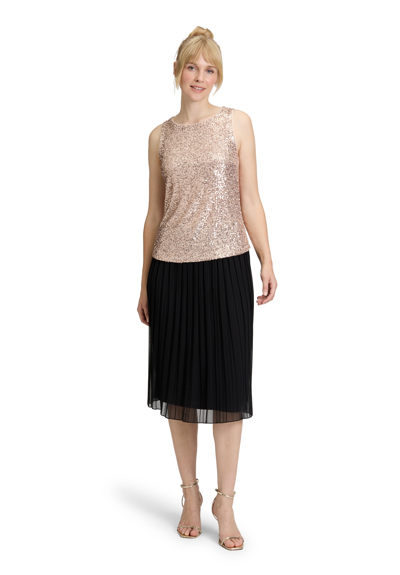 Thumbnail - Vera Mont Minirock "Damen Chiffonrock mit Plissee"