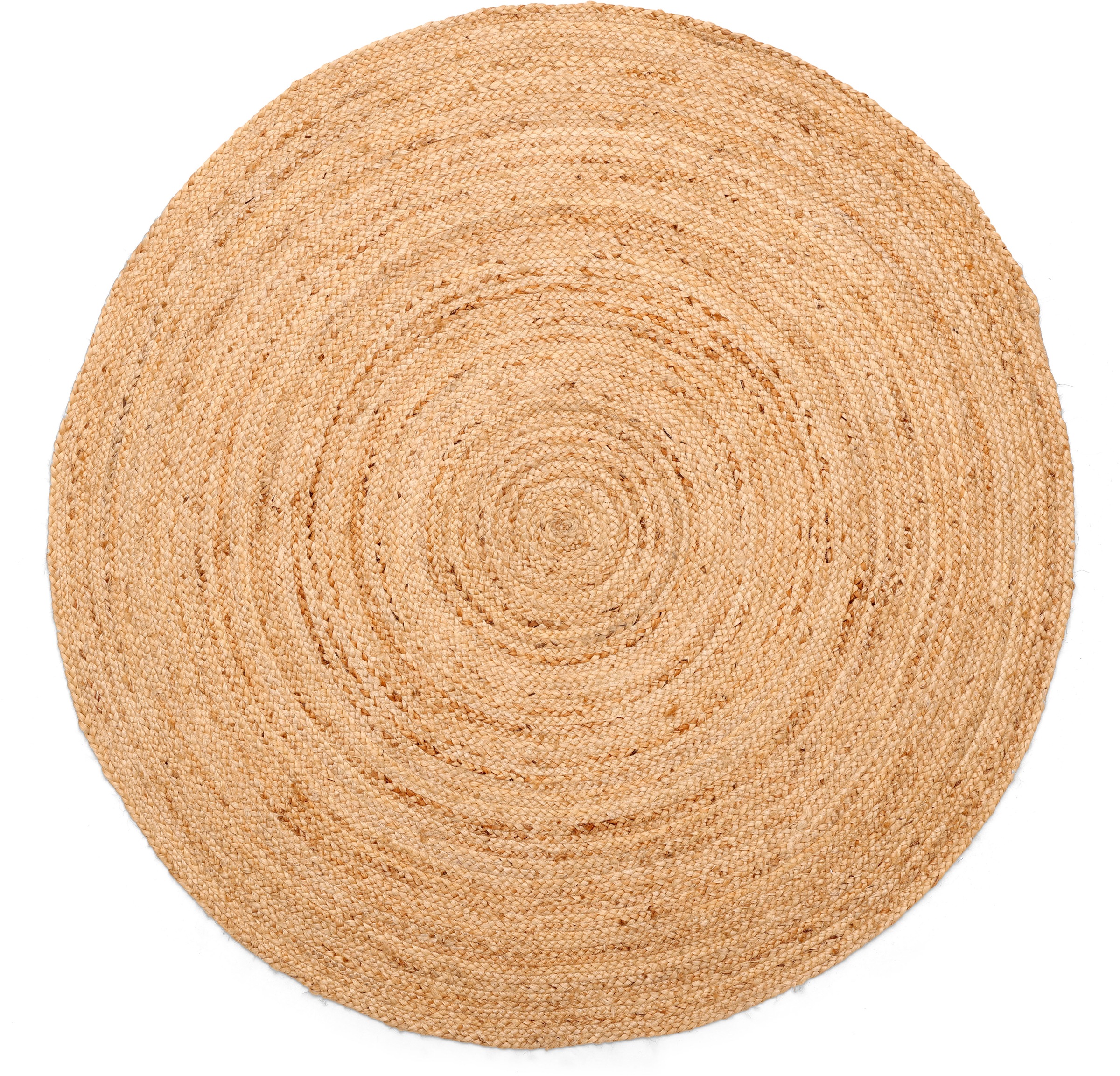 OTTO home Teppich "Bjarka" rund 10 mm Höhe meliert, 100% Jute, handgewebt, günstig online kaufen