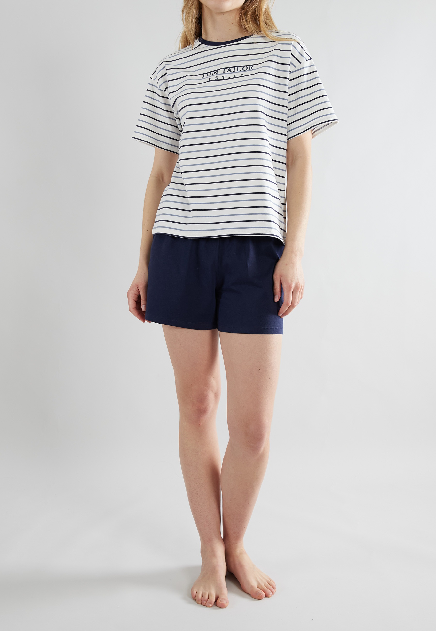 TOM TAILOR Shorty »Zaria«, (2 tlg.), Zeitlos angesagte Streifendesign