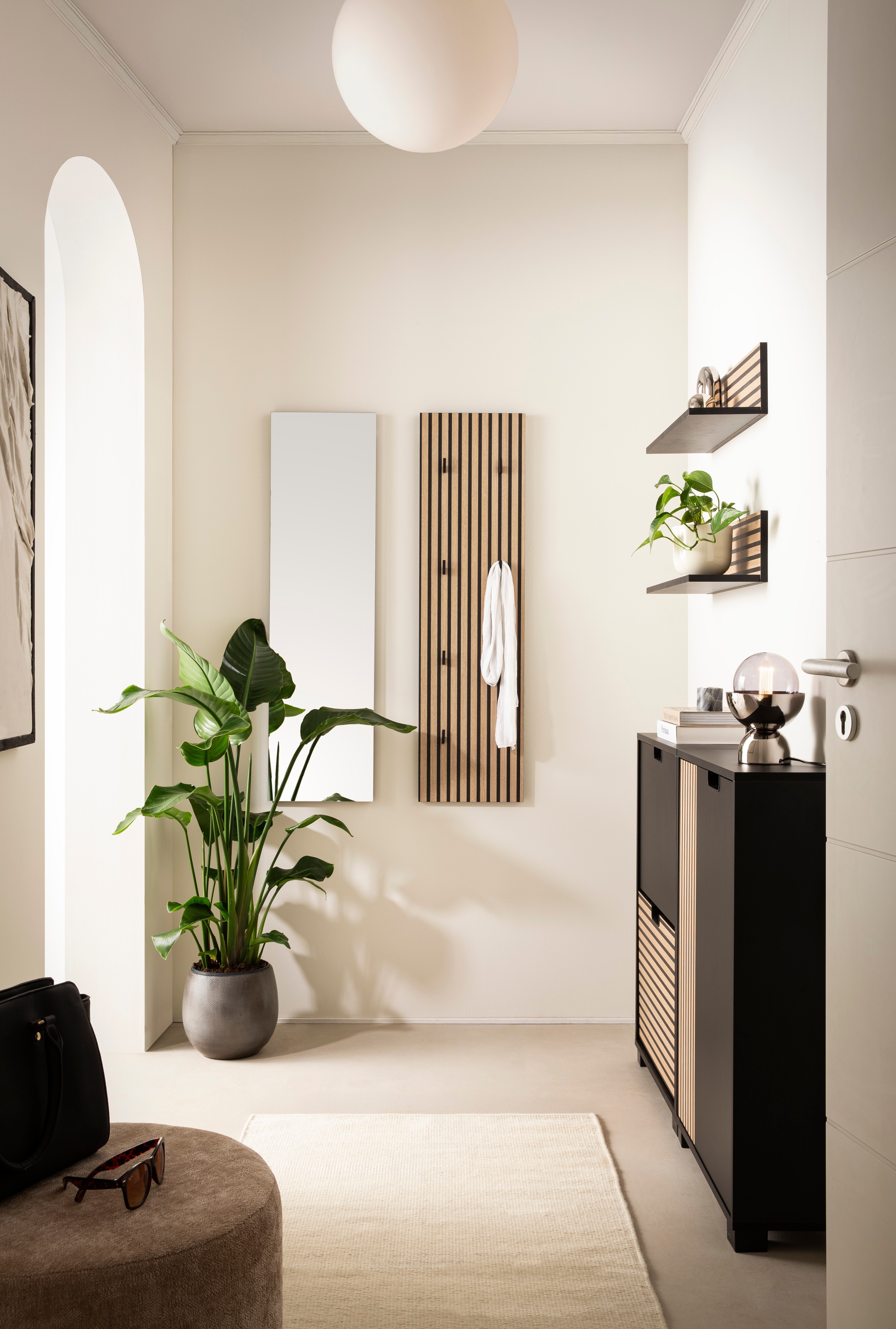 Schildmeyer Midischrank "Ryker Highboard, Breite 59 cm" 1 Stk. tlg. Tür lin günstig online kaufen