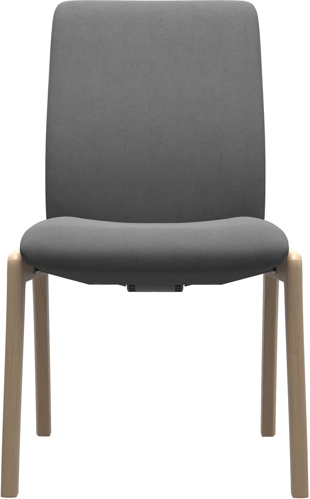 Stressless® Polsterstuhl »Laurel«, Microfaser DINAMICA, Low Back, Größe L, mit abgerundeten Beinen in Eiche natur