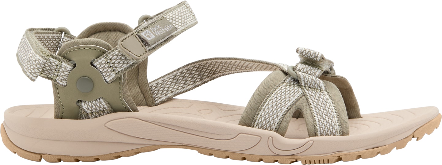 Jack Wolfskin Outdoorsandale »LAKEWOOD RIDE SANDAL W«, mit Klettverschluss