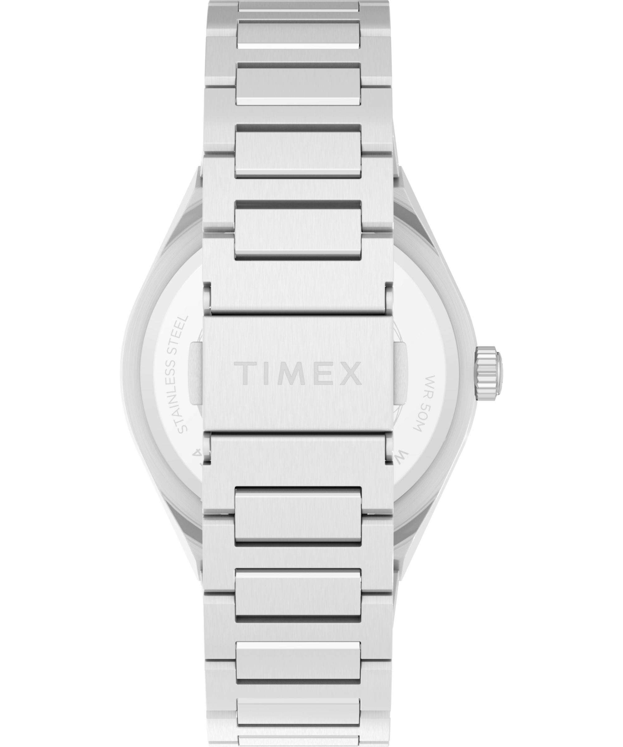 Timex Quarzuhr »CONTINENTAL«, Armbanduhr, Herrenuhr, Edelstahlarmband, Datum, Leuchtzeiger