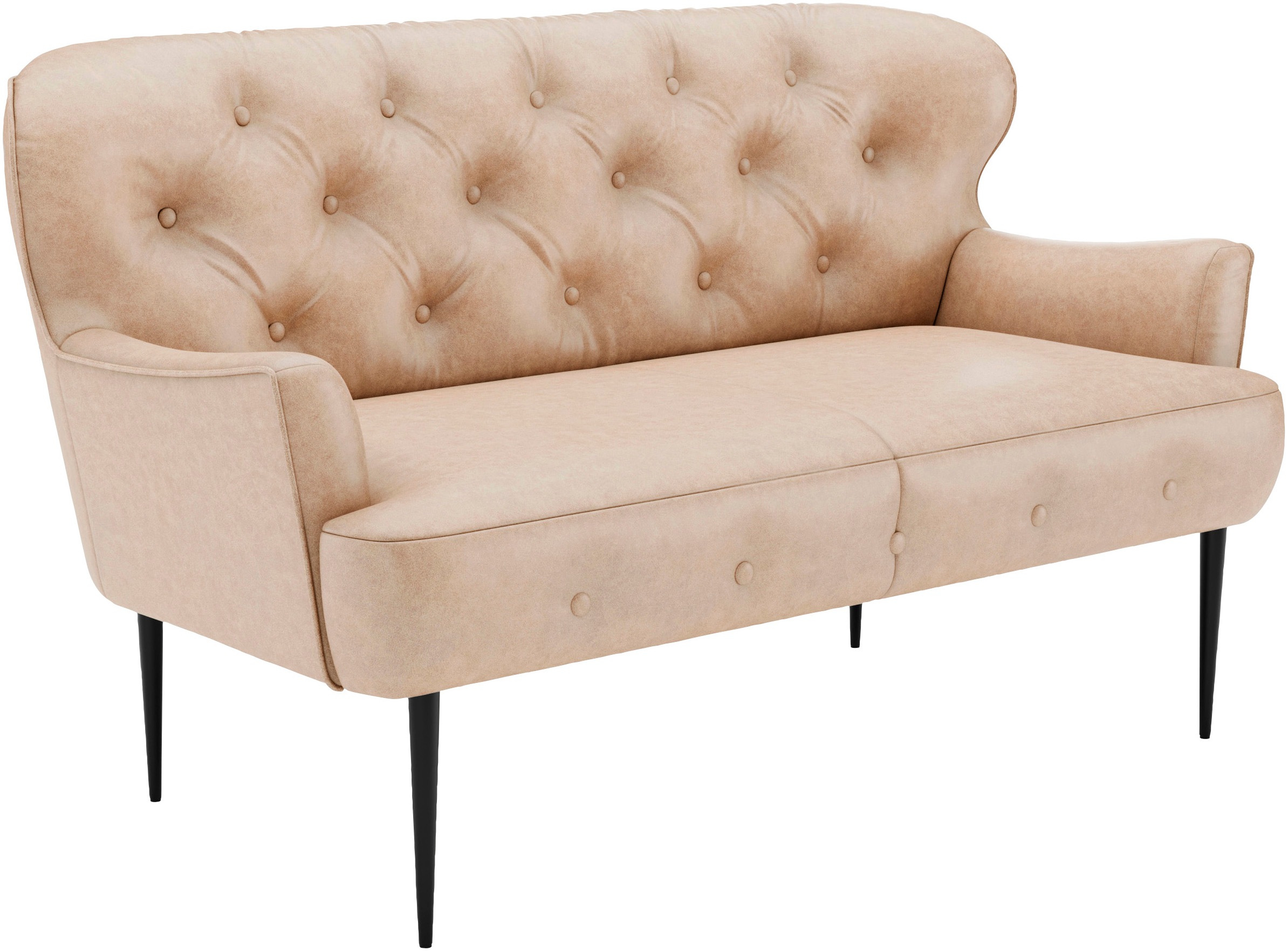 Thumbnail - Home affaire 2-Sitzer "Amber" mit Knopfheftung,in verschieden Stoffarten