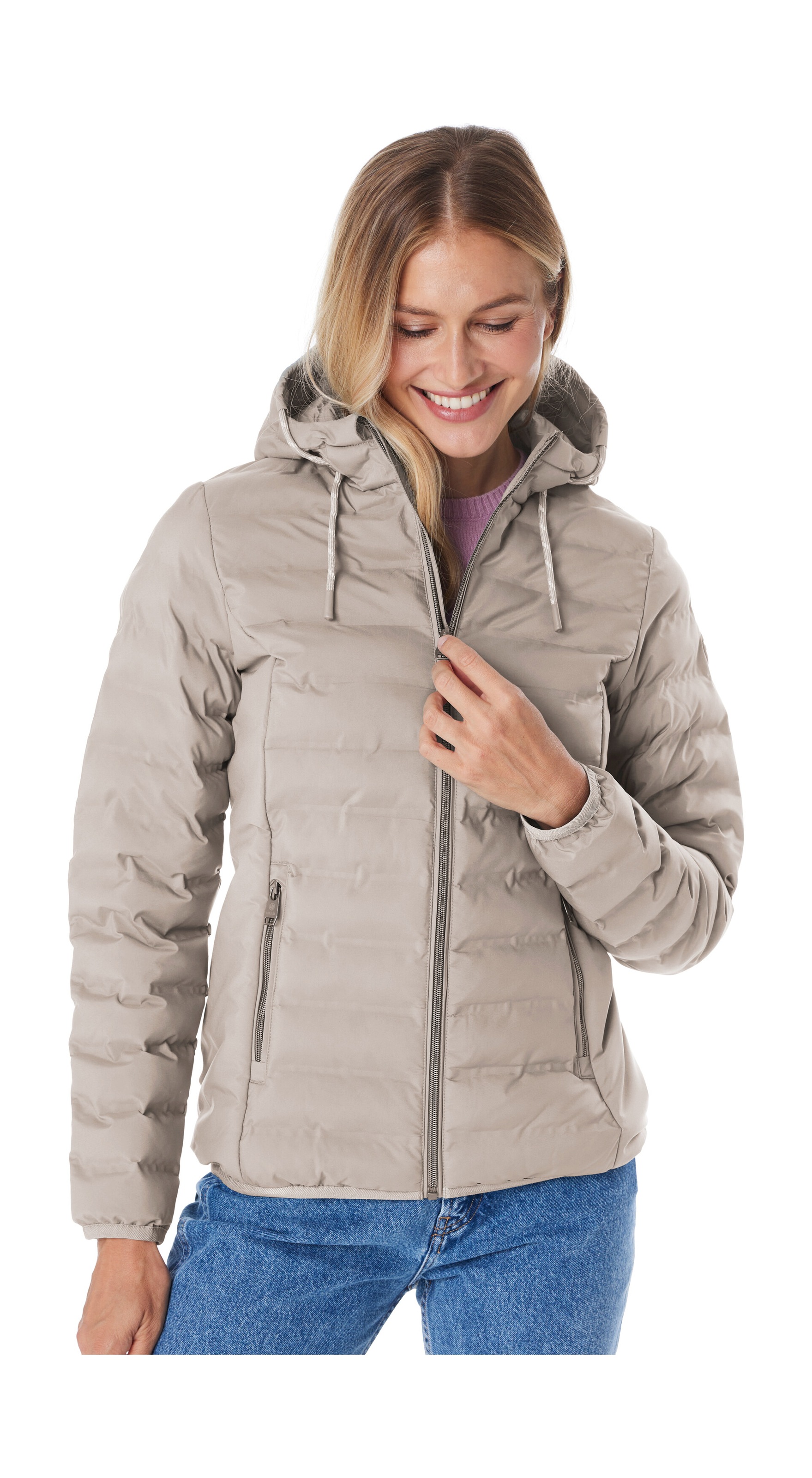 G.I.G.A. DX by killtec Steppjacke "Damen Steppjacke OOGW 1" Leichte Steppjacke, wasserabweisend, weitenregulierbare Kapuze