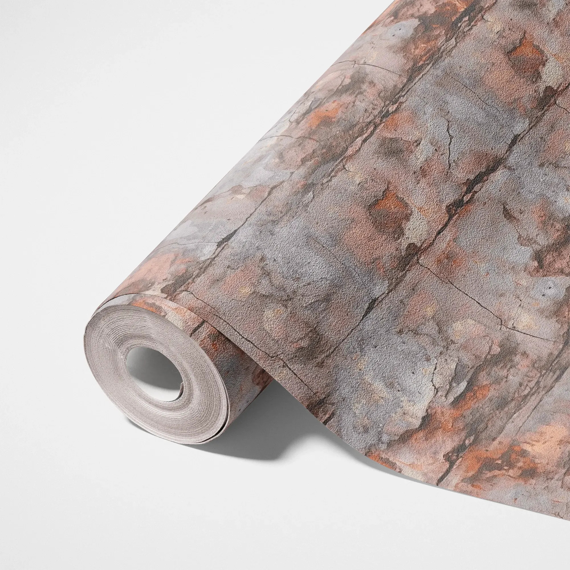 living walls Vliestapete »LIMITED – Backstein Industrial« Rost-Optik | Steinoptik | urban leicht strukturiert Markante Backsteinwand mit lebendiger Rost- und Patinaoptik
