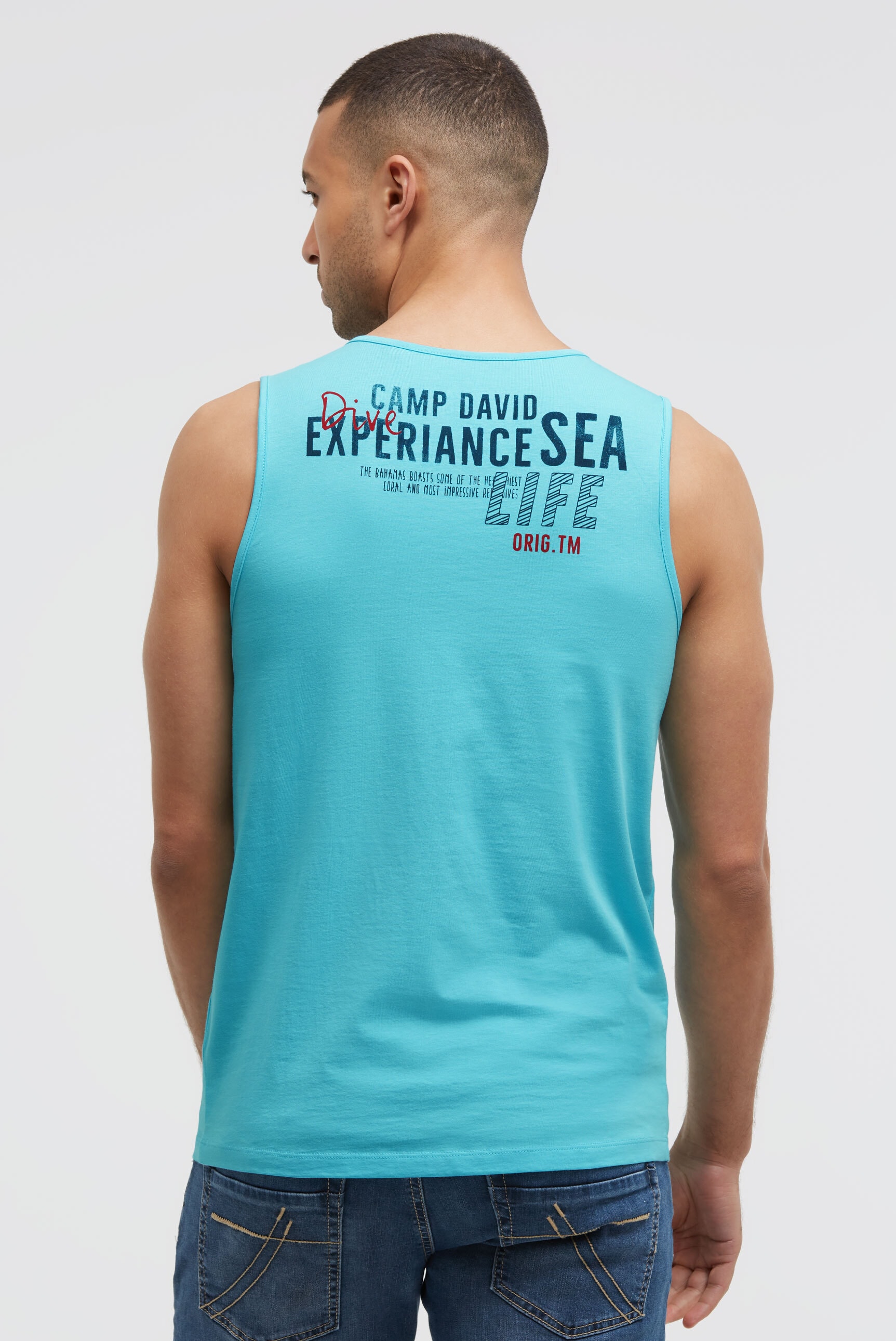CAMP DAVID Tanktop aus Baumwolle